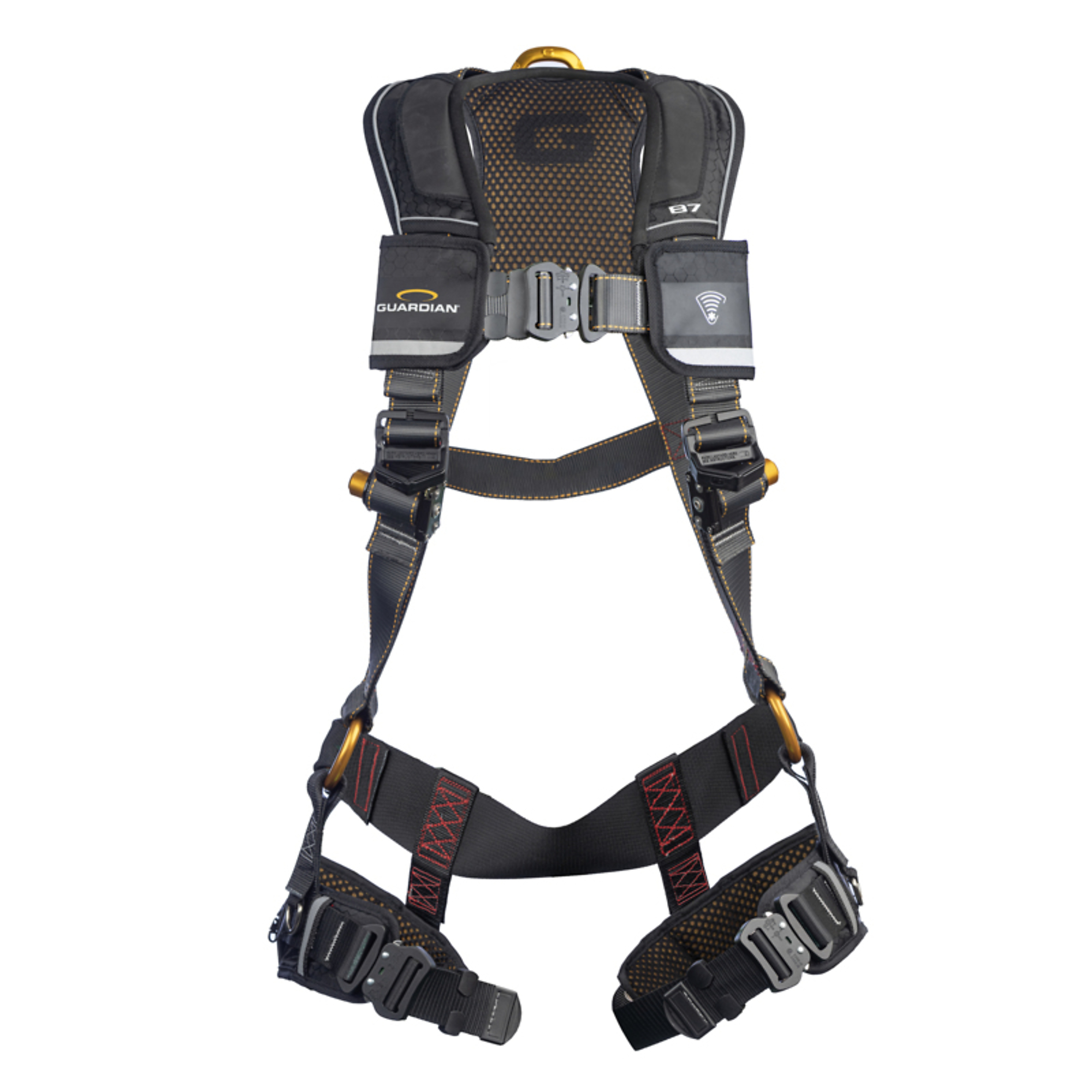 Guardian Fall Protection B7-Comfort Full Body Harness — Patent-Pending DiaLock Torso Adjusters, Model# 3740005
