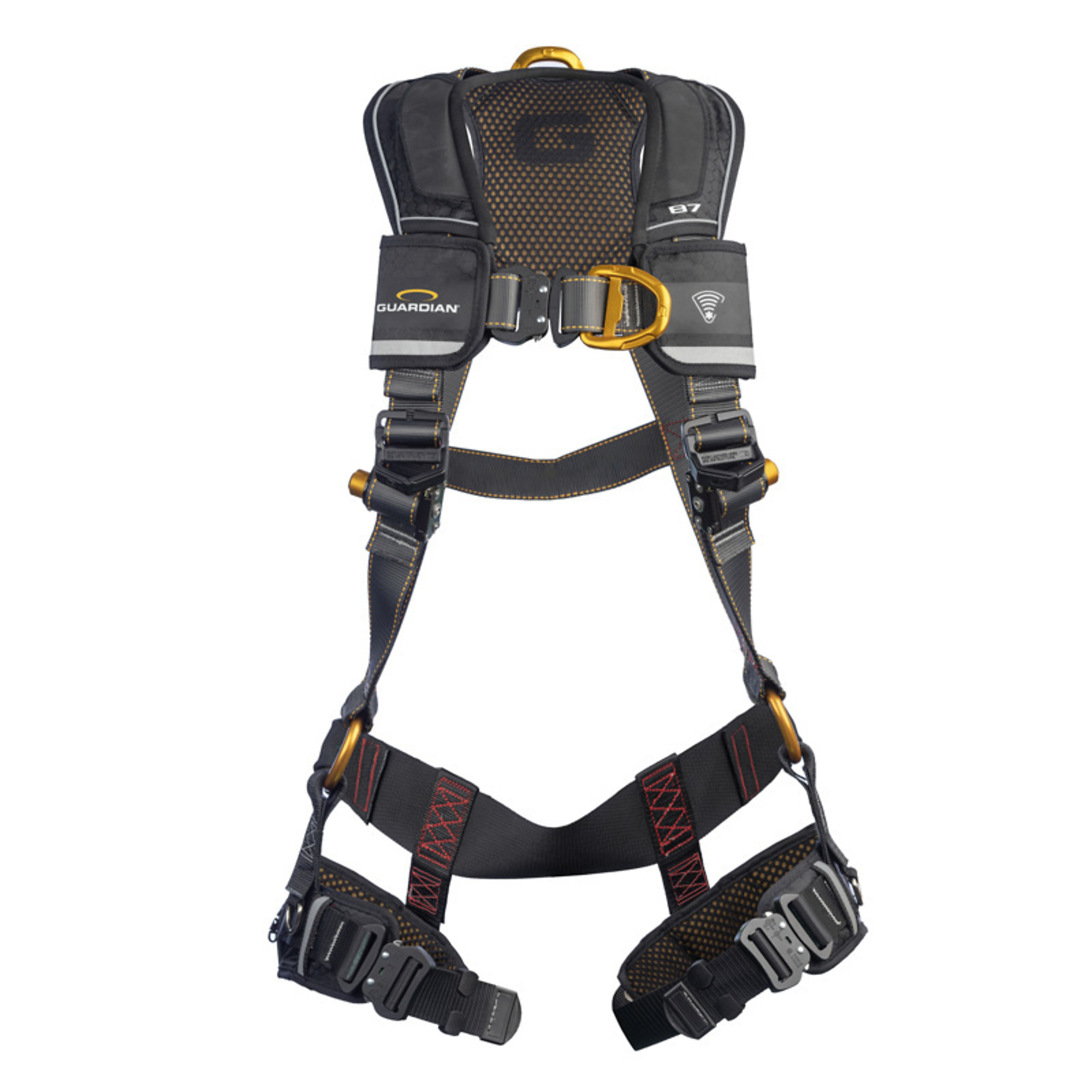 Guardian Fall Protection B7-Comfort Full Body Harness — Patent-Pending DiaLock Torso Adjusters, Model# 3740012