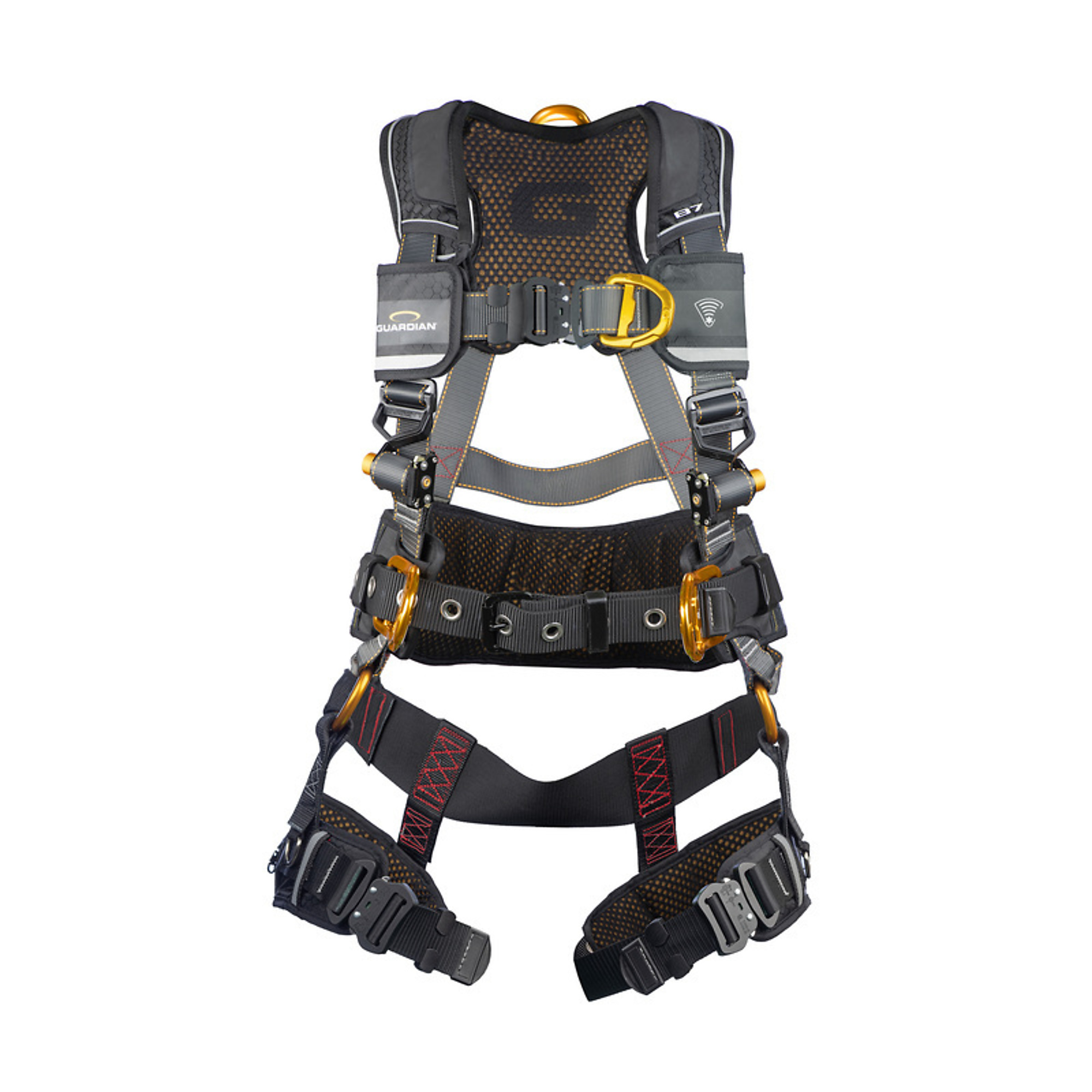 Guardian Fall Protection B7-Comfort Full Body Harness — Patent-Pending DiaLock Torso Adjusters, Model# 3740072