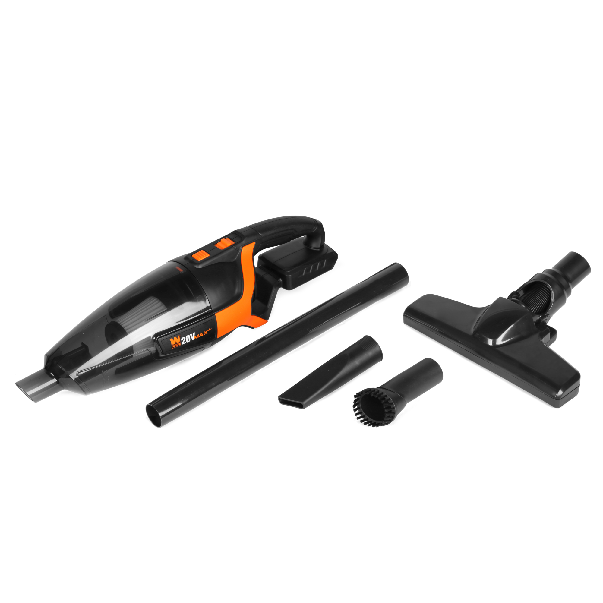 WEN 20V Cordless Handheld Vacuum Cleaner - 0.159 Gal Capacity, Dry, HEPA Filter, Model# 20861BT