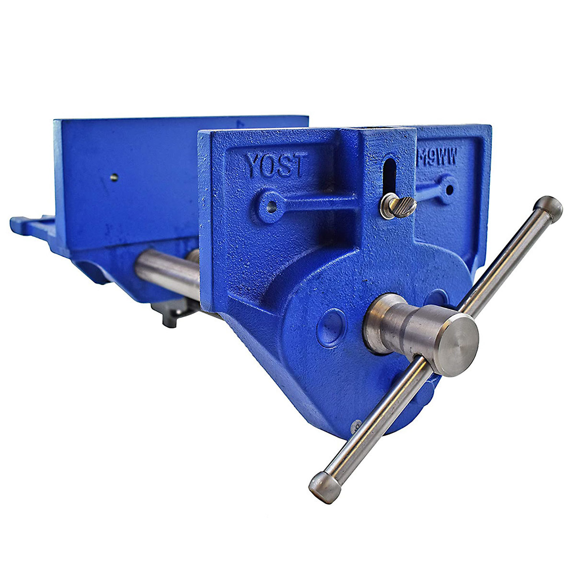 Yost Vises, 9in. Woodworking Vise, Jaw Width 9 in, Jaw Capacity 10.25 in, Material Cast Iron, Model# M9WW