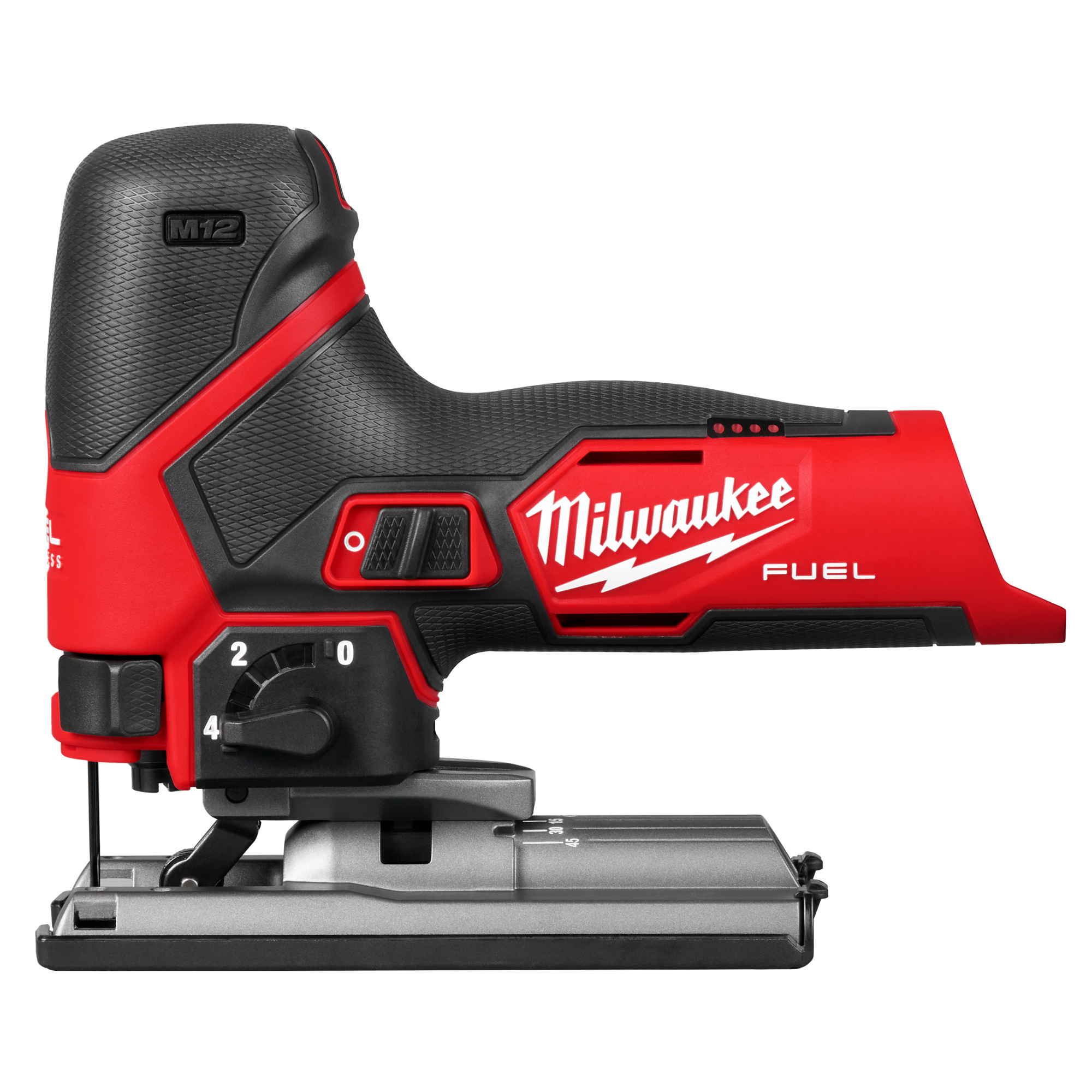 Milwaukee M12 Fuel, M12 12V Fuel Lithium-Ion Cordless Jig Saw, Strokes per Minute 3000 SPM, Volts 12 Model# 2545-20