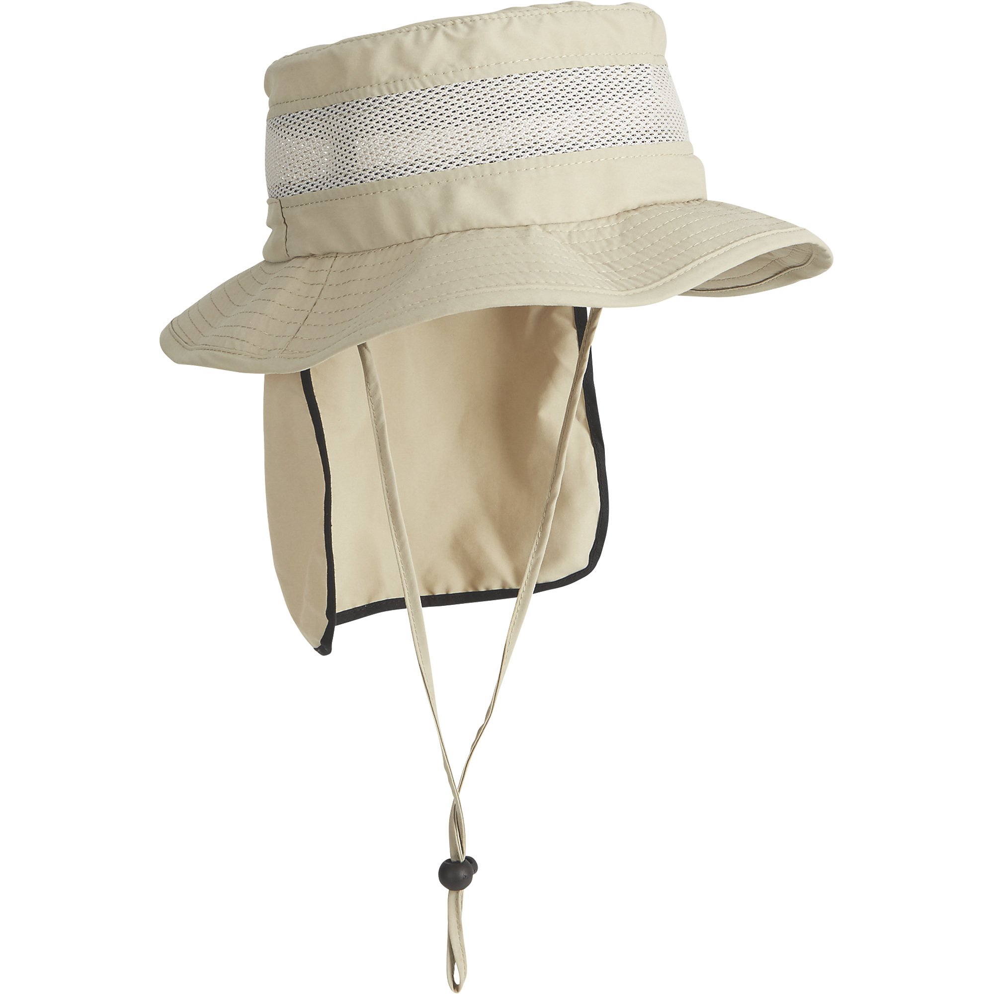 Stetson Men's Boonie Hat with Neck Flap — Khaki