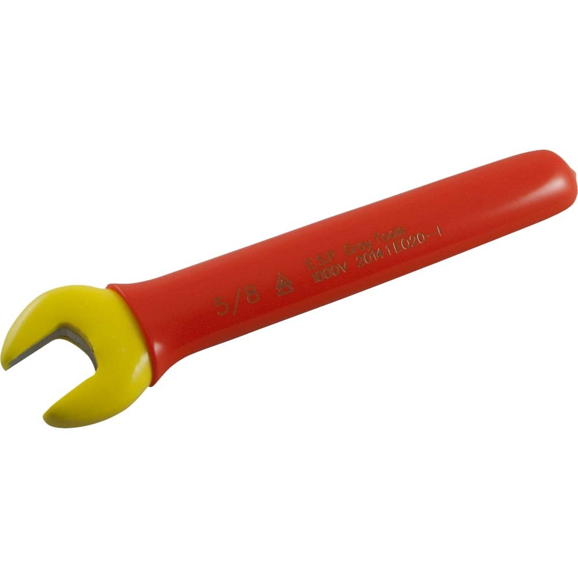 Gray Tools, Open End Wrench. 1/4ft.', 1000V Insulated, Model# E08-I