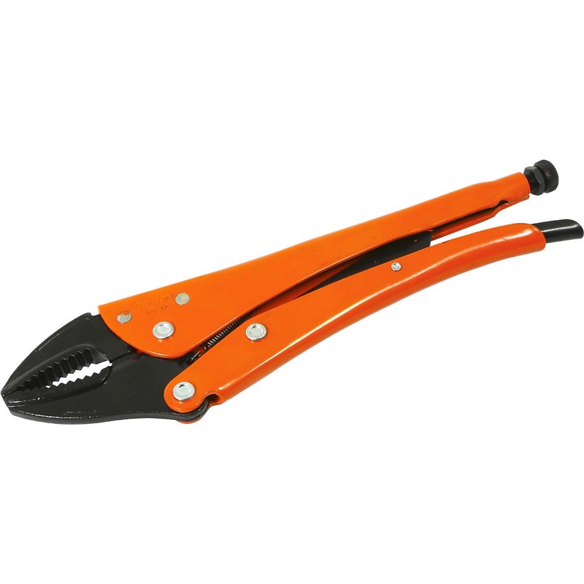 Grip-on, 12in. Locking Pliers Curved Jaws With Wire Cutter, Pieces (qty.) 1 Material Alloy Steel, Jaw Capacity 2.95 in, Model# 121-12