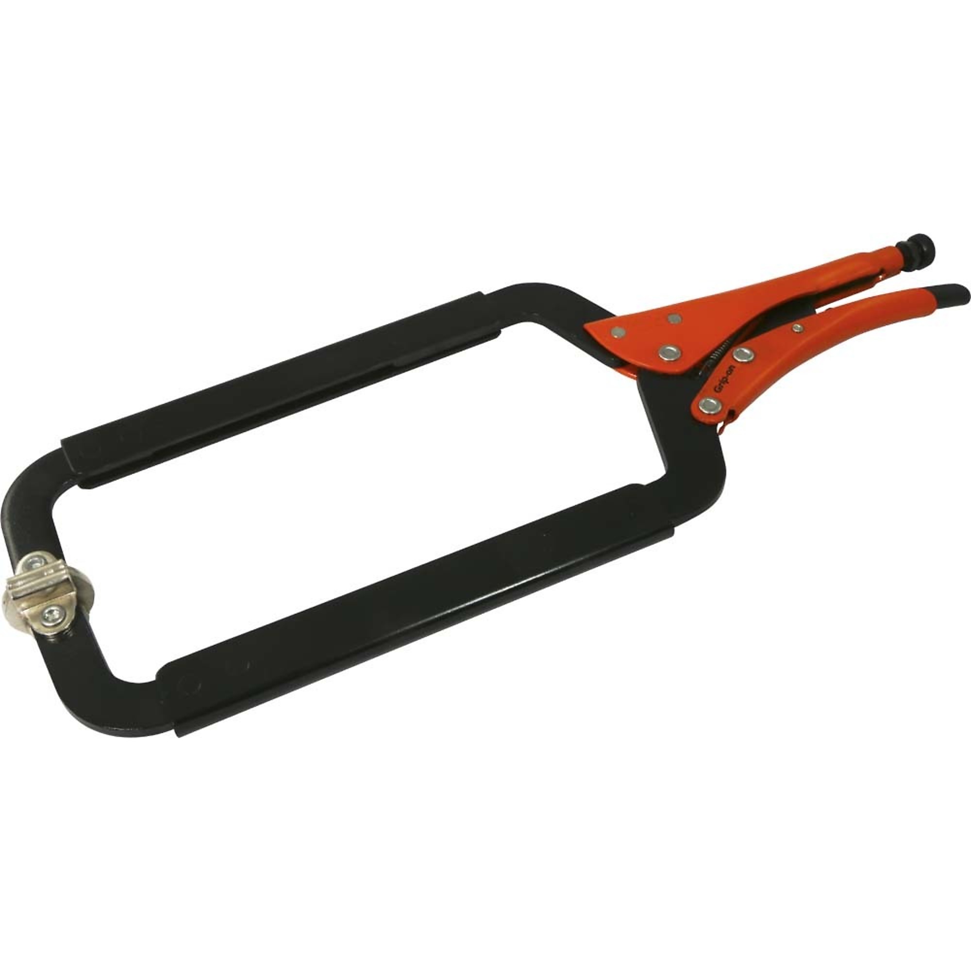 Grip-on, 18in. Locking C-clamp Plier, Pieces (qty.) 1 Material Alloy Steel, Jaw Capacity 9.06 in, Model# 224-18
