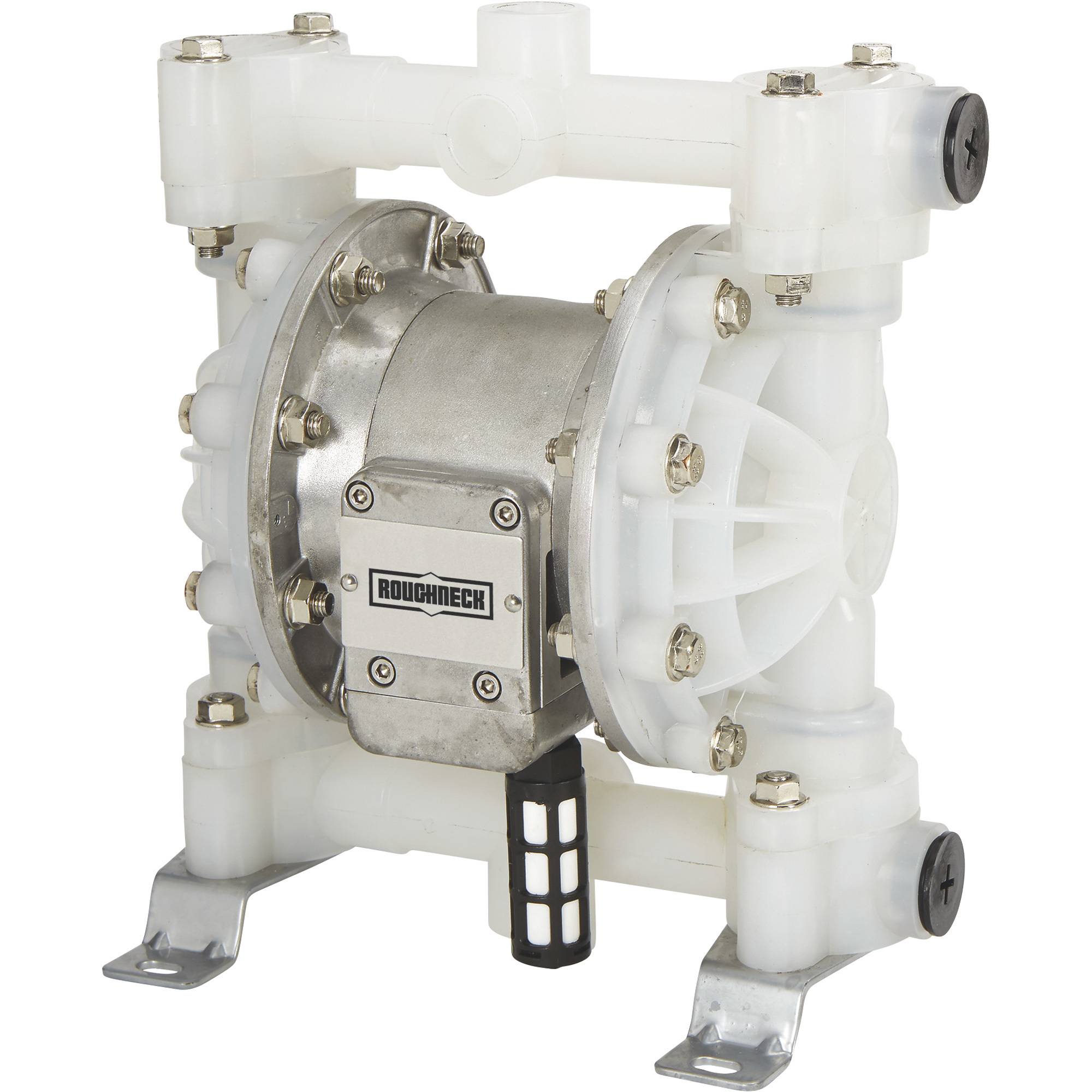 Roughneck Air-Operated Double Diaphragm Pump, 3/4in. Ports, 16 GPM 