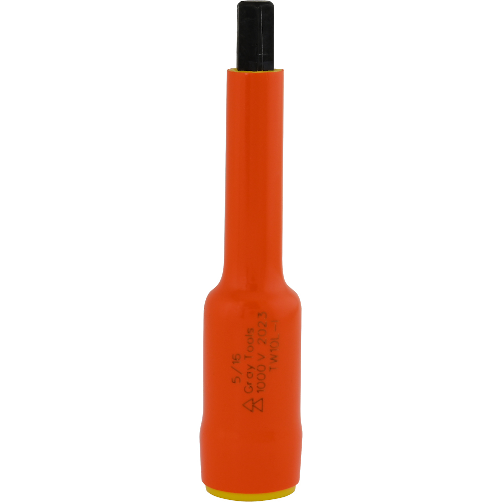 Gray Tools, 5/16in. X 3/8in. Drive Long Hex 1000V Insulated Socket ...