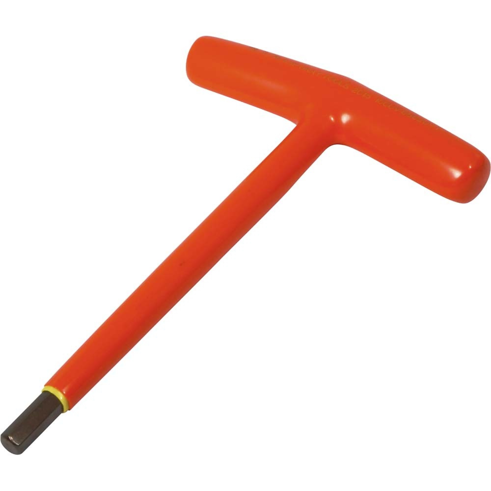 Gray Tools, 5/16in. S2 T-handle Hex Key, 1000V Insulated, Pieces (qty.) 1 Model# 68620-I