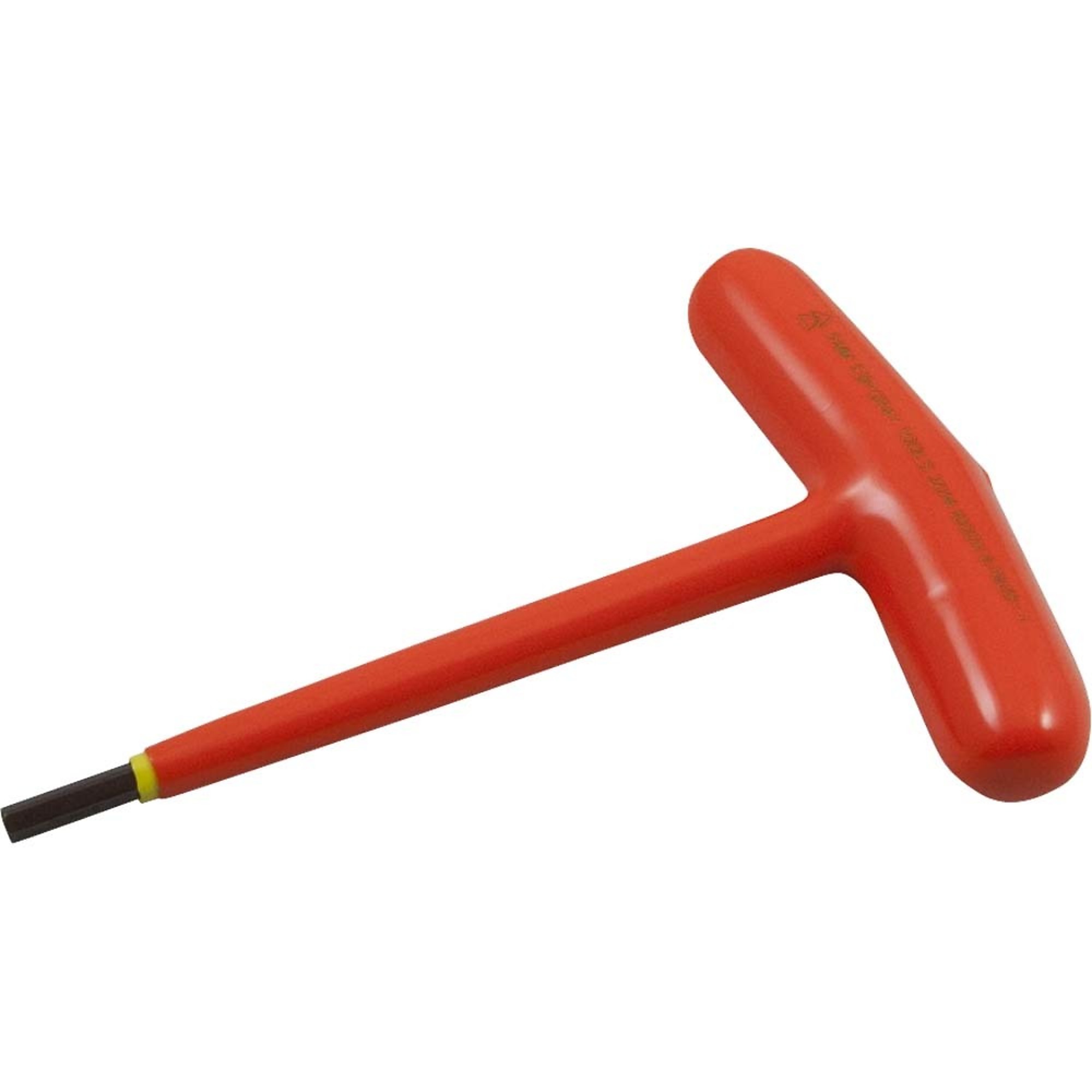 Gray Tools, 2mm T-handle S2 Hex Key, 1000V Insulated, Pieces (qty.) 1 Model# 67602-I