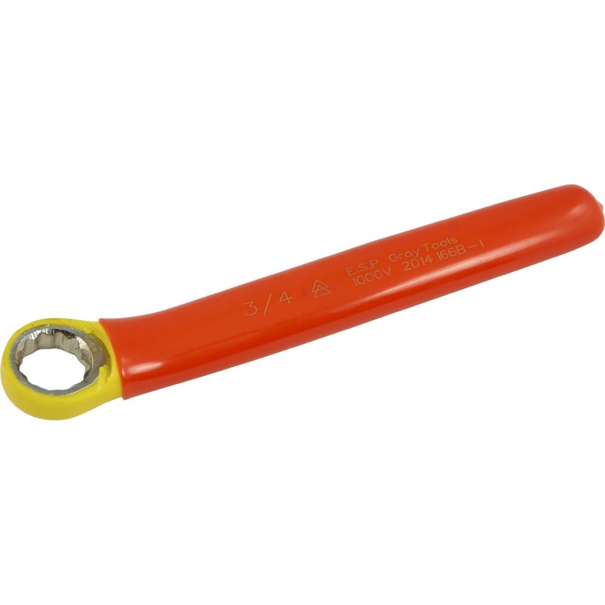Gray Tools, Box End Wrench 3/4in., 1000V Insulated, Model# 166B-I