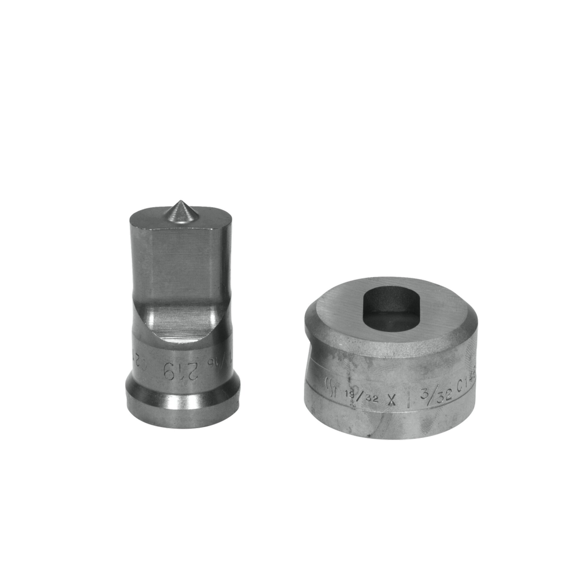 Edwards Ironworkers, Oblong Punch Die Set, Max. Bending Radius 45 °, Model# PDOB9/16X11/16