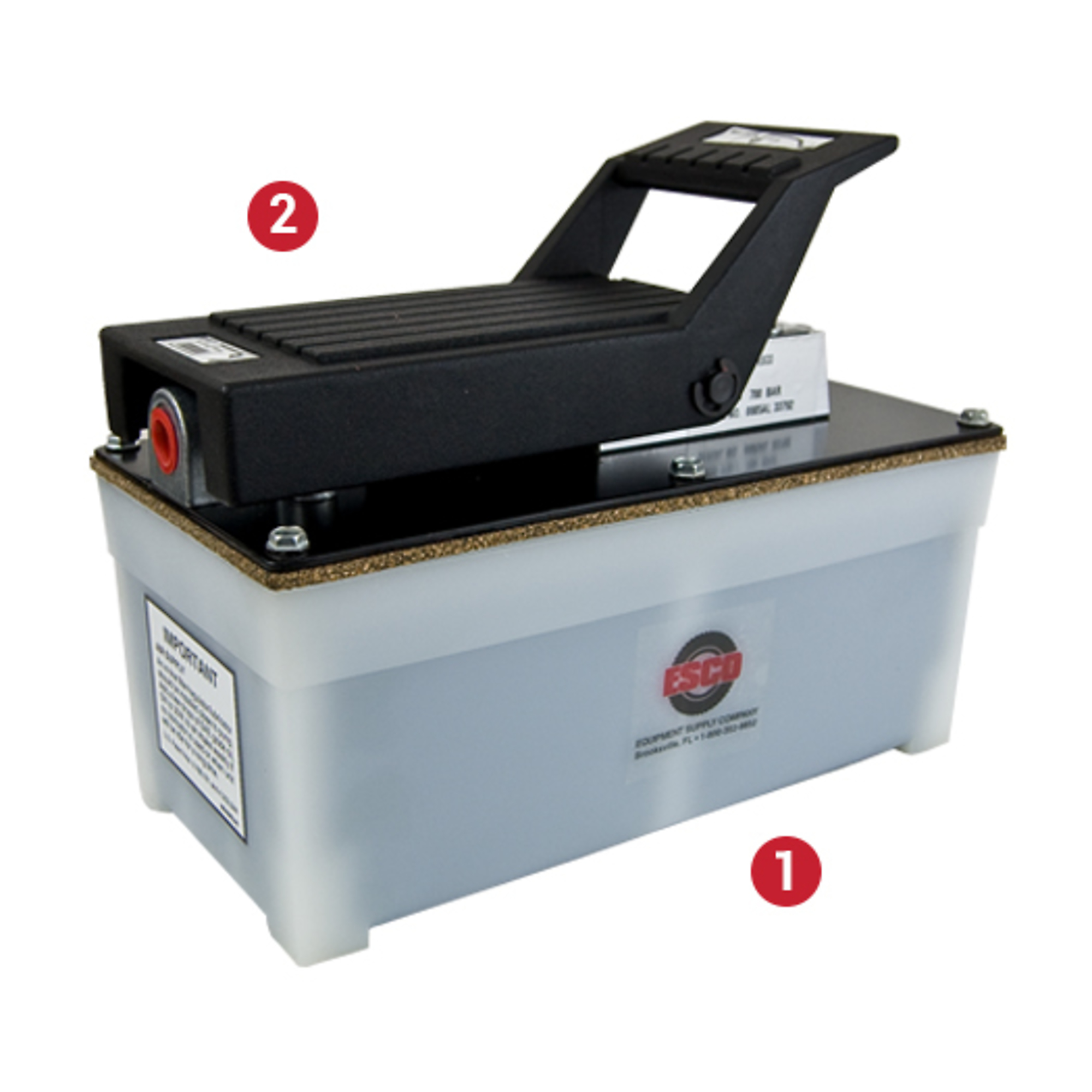ESCO, 2.5 Quart Air/Hyd Pump, Max. PSI 10000 Model# 10590