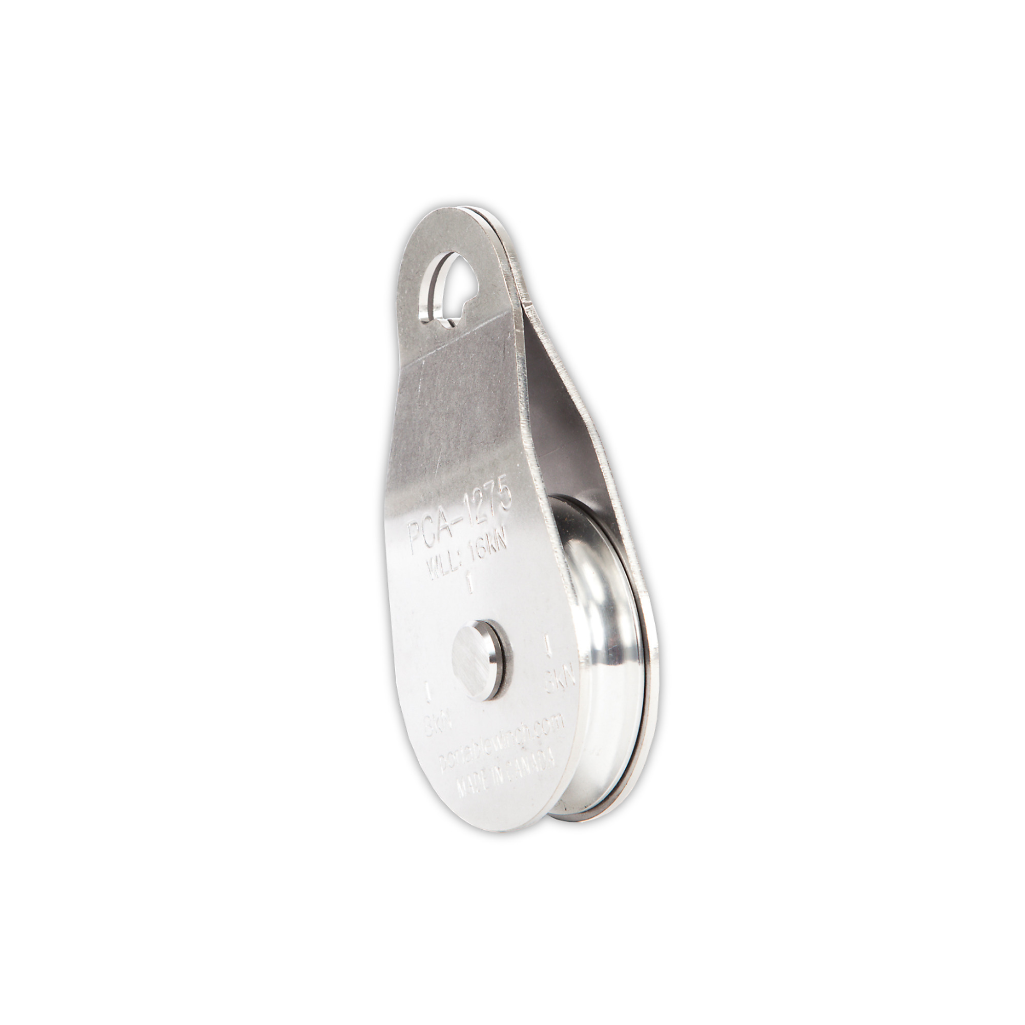 Portable Winch, 3in. STAINLESS STEEL SINGLE SNATCH BLOCK, Max. Capacity 13500 lb, Diameter 3 in, Model# PCA-1275