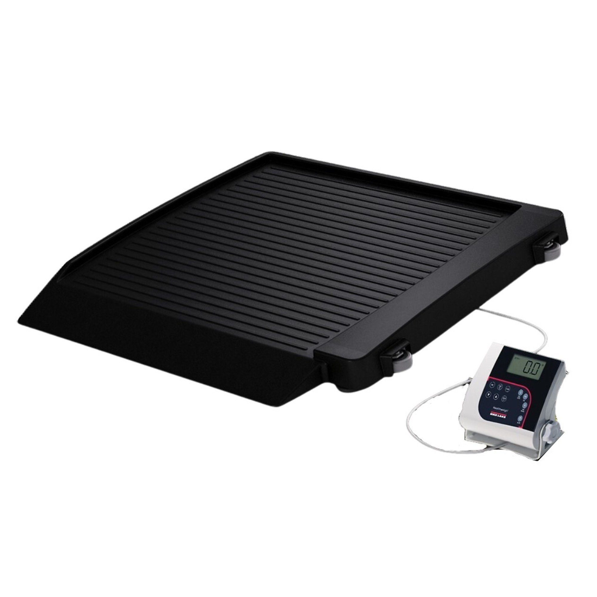 Rice Lake Single Ramp Wheelchair Scale - 1000lb Capacity, 29in. x 32in. Platform, Model# 350-10-7