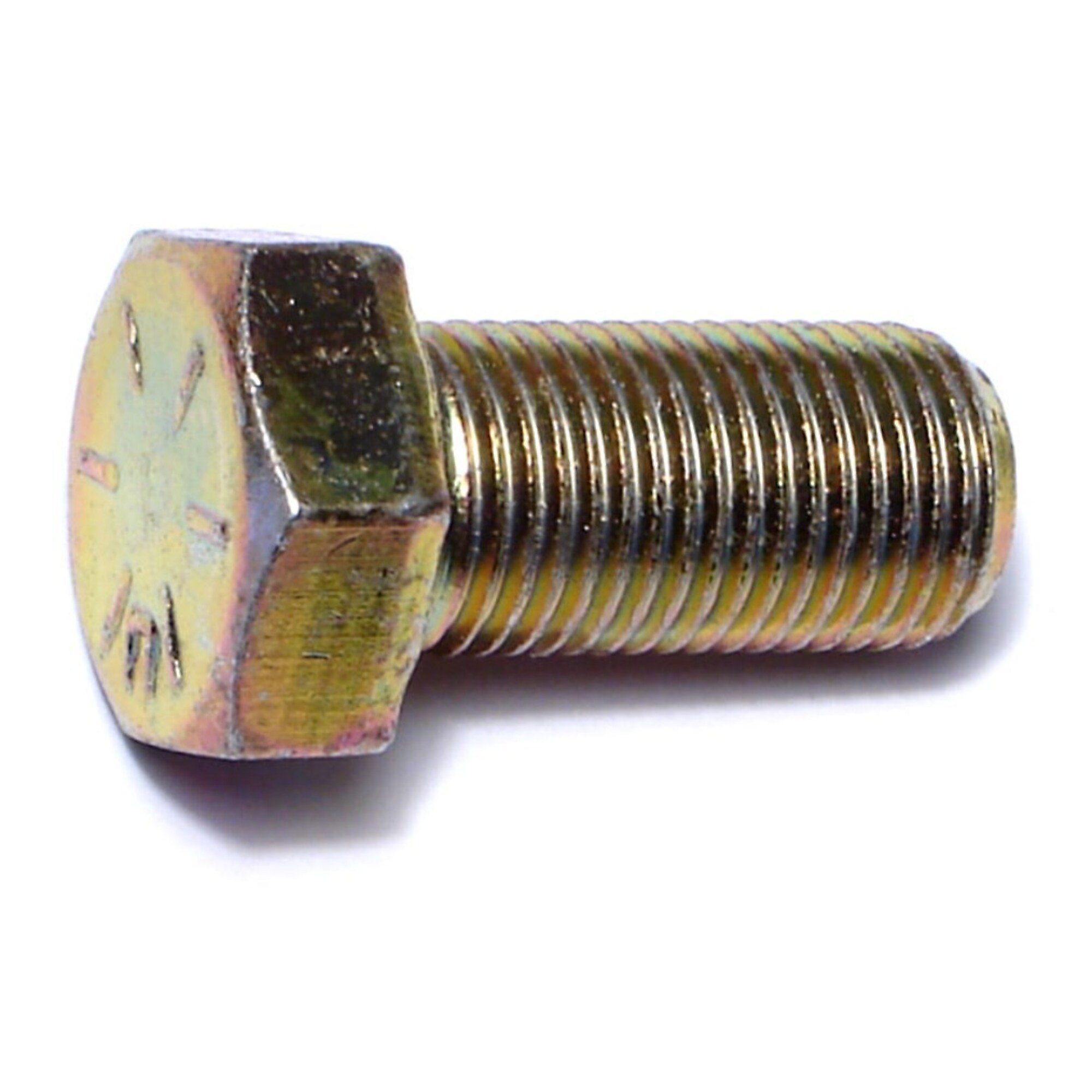 Midwest Fastener 1/2in.-20 x 1in. Hex Cap Screws - Grade 8 Steel, Fine Thread, Zinc Plated, 25 Pcs, Model# 00883