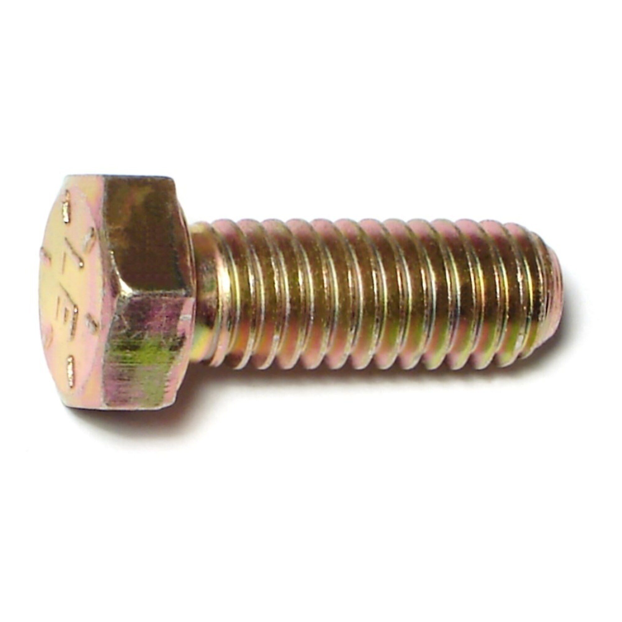 Midwest Fastener Hex Cap Screws - 3/8in.-16 x 1in., Grade 8, Coarse Thread, Zinc Plated, 50 Pcs, Model# 00693