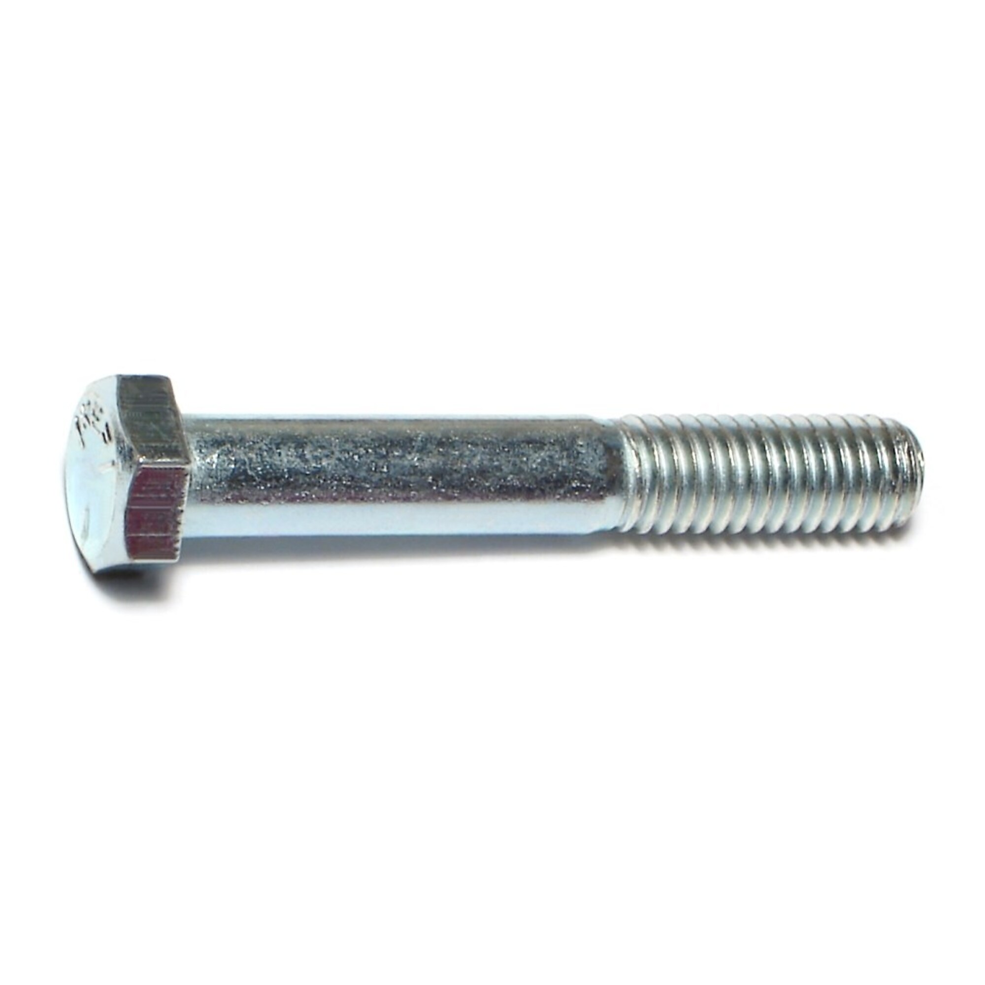 Midwest Fastener Hex Cap Screws - 3/8in.-16 x 2-1/2in., Zinc Plated, Grade 5 Steel, Coarse Thread, 50 Pcs, Model# 00300