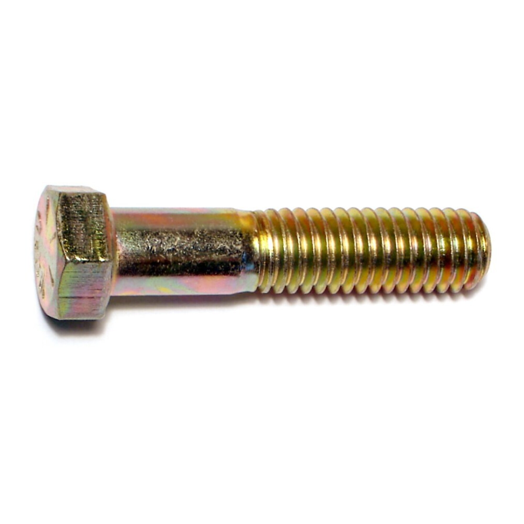 Midwest Fastener Hex Cap Screws - 7/16in.-14 x 2in., Grade 8, Coarse Thread, Zinc Plated Steel, 25 Pcs, Model# 00713