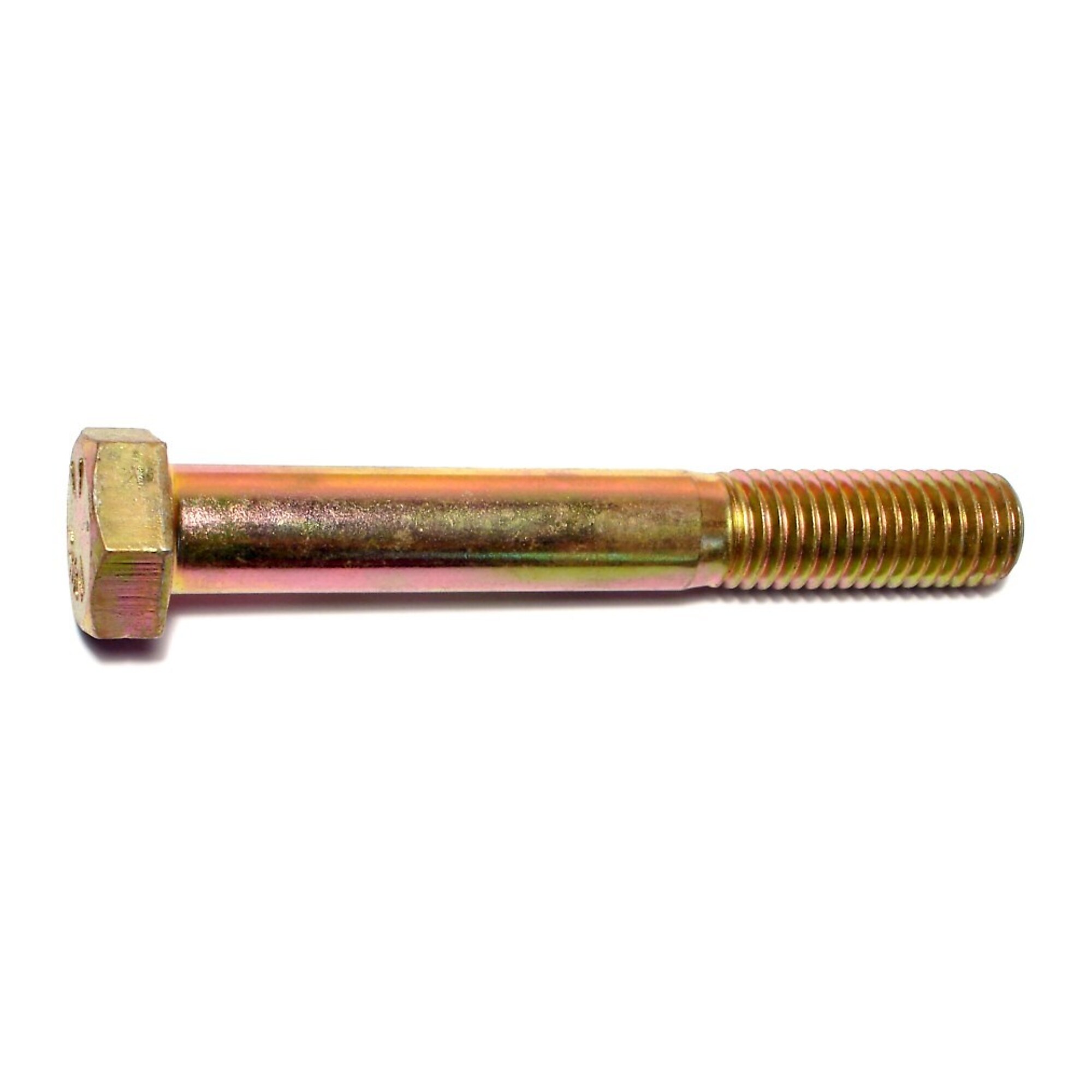 Midwest Fastener Hex Cap Screws - 5/8in.-11 x 4-1/2in., Zinc Plated, Grade 8 Steel, Coarse Thread, 10 Pcs, Model# 00757
