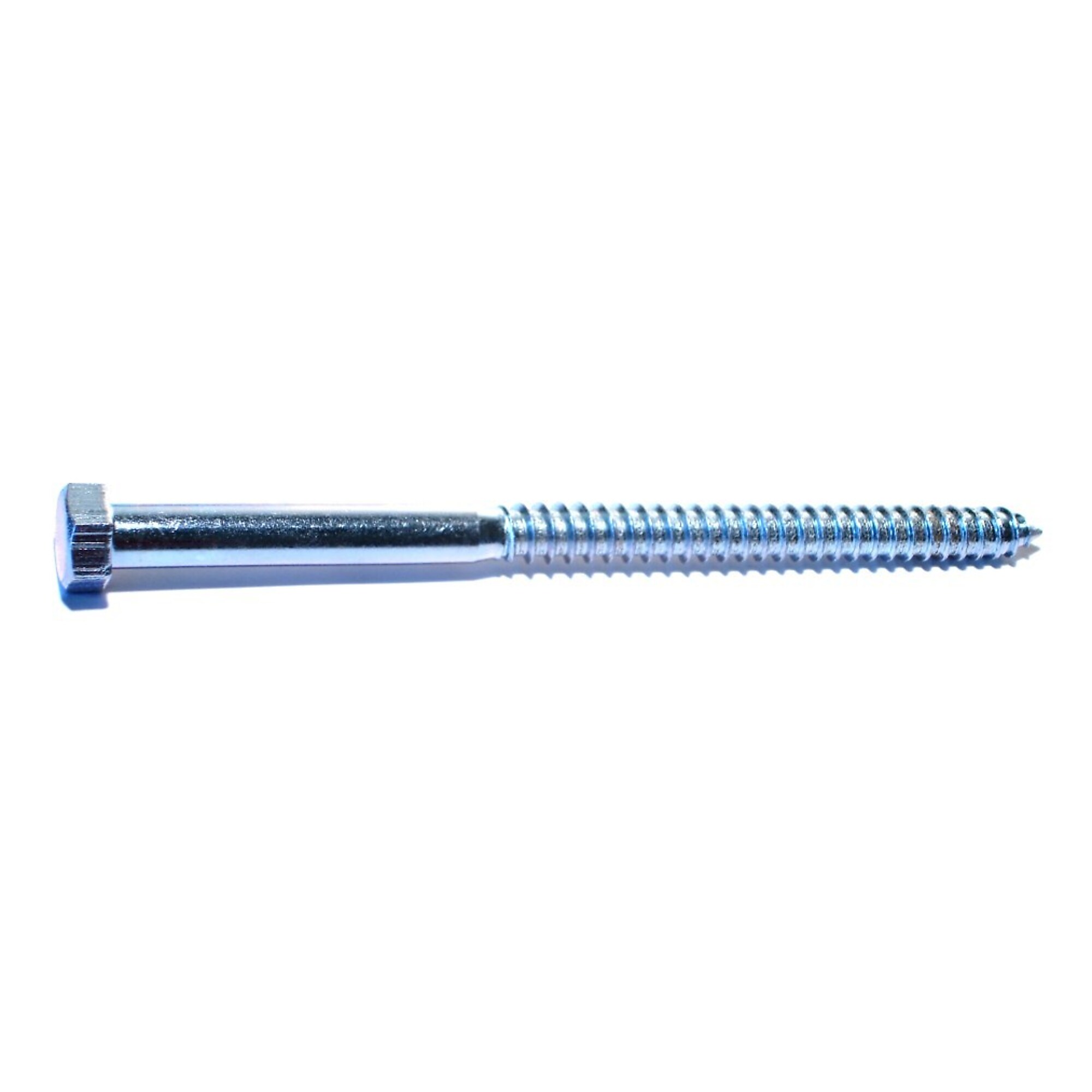 Midwest Fastener Hex Lag Screws - 1/2in. x 8in., Zinc Plated, Grade 2 Steel, 25 Pcs, Model# 01341