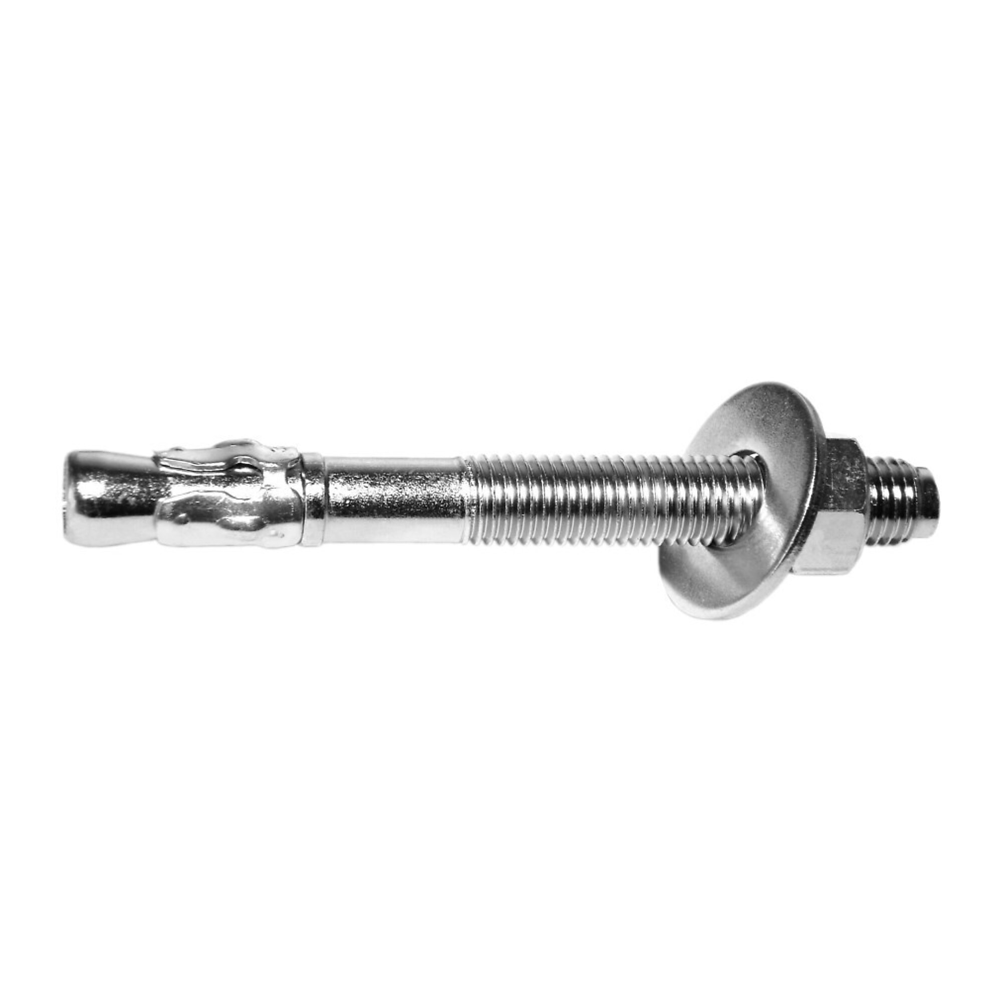 Midwest Fastener Concrete Wedge Anchors - 3/4in. x 7in., Zinc Plated, Grade 2 Steel, 10 Pcs, Model# 07471