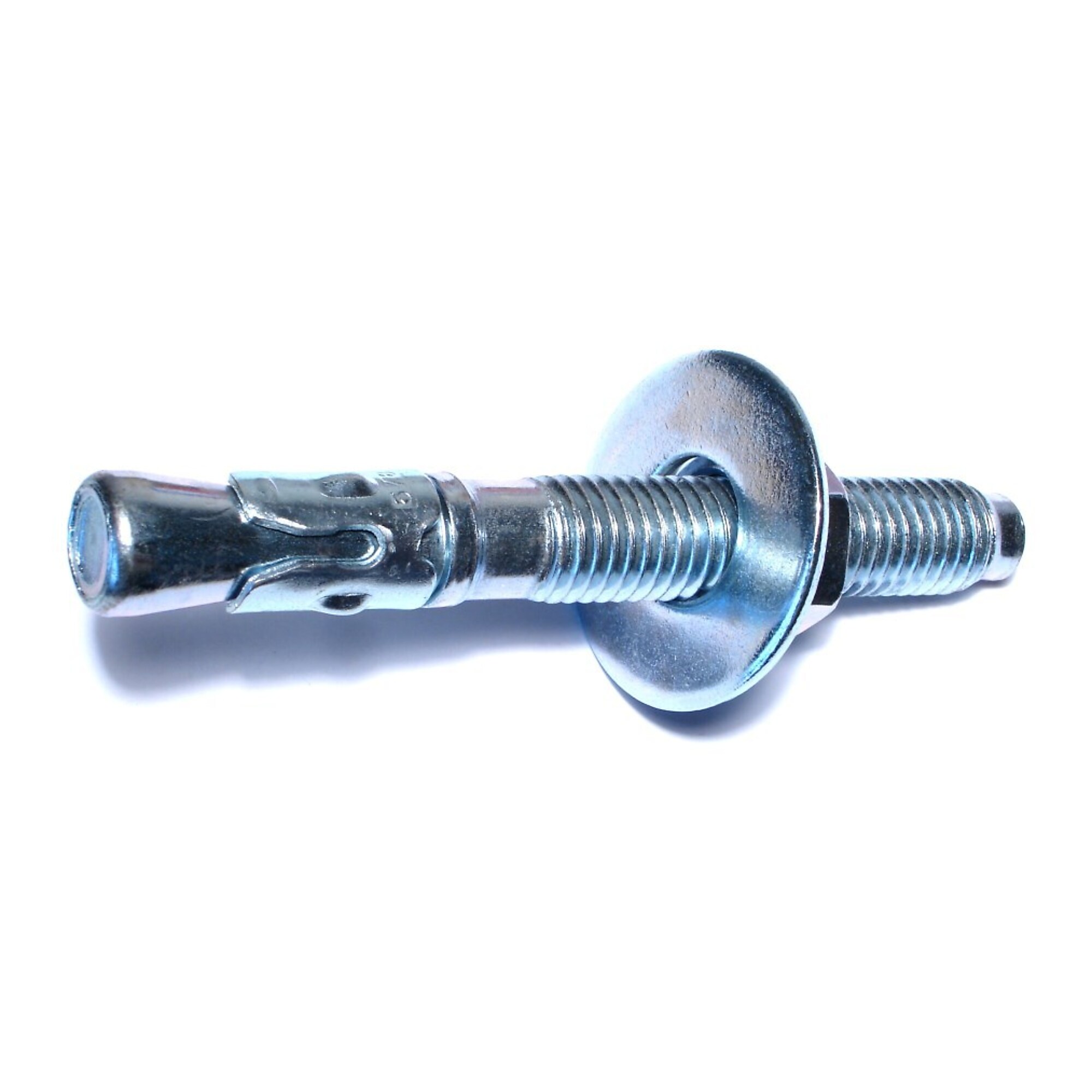 Midwest Fastener Concrete Wedge Anchors - 5/8in. x 5in., Zinc-Plated Steel, 10 Pcs, Model# 04135