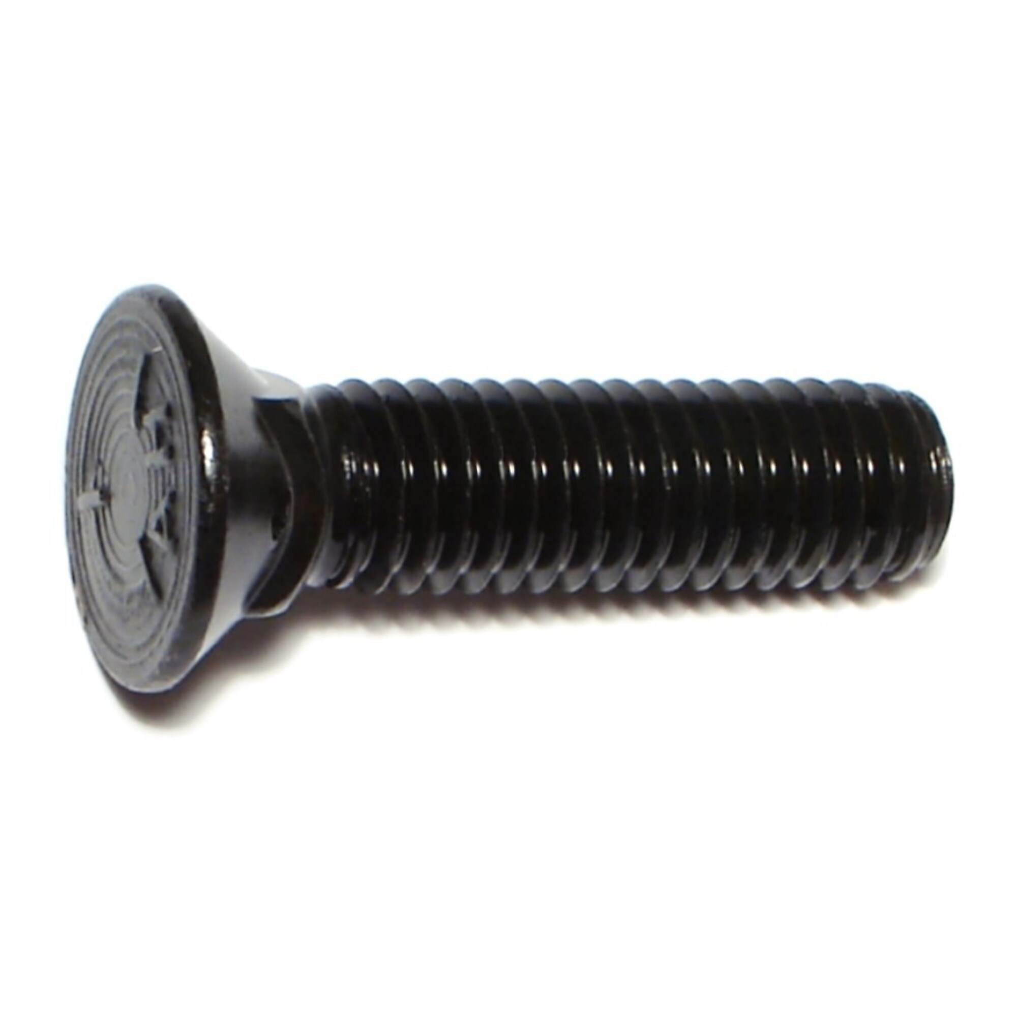 Midwest Fastener Plow Bolts - 7/16in.-14 x 1-3/4in., Grade 5 Steel, Coarse Thread, Plain Finish, 50 Pcs, Model# 01235