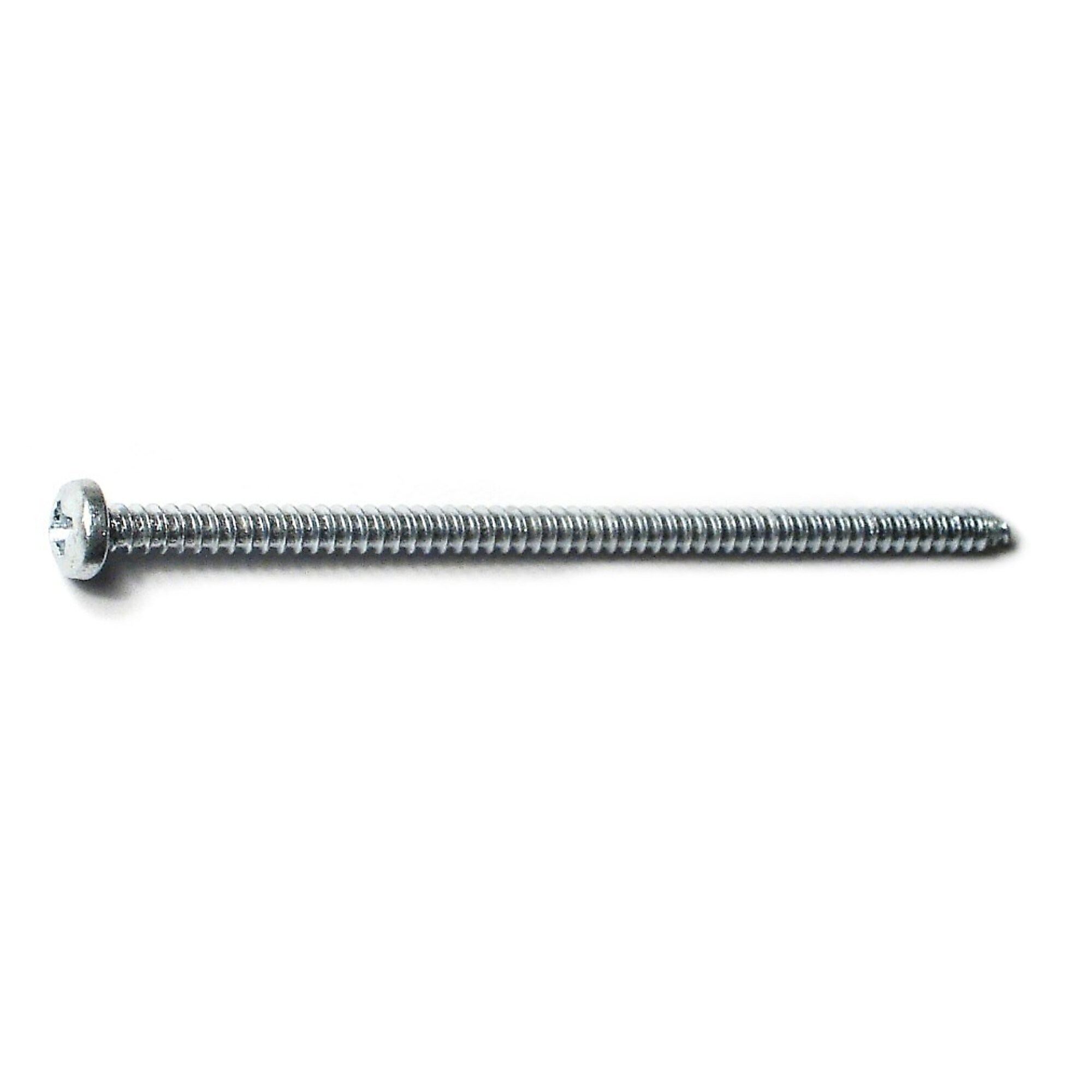 Midwest Fastener Phillips Pan Head Sheet Metal Screws - #6 x 3in., Zinc Plated Steel, 100 Pcs, Model# 50855