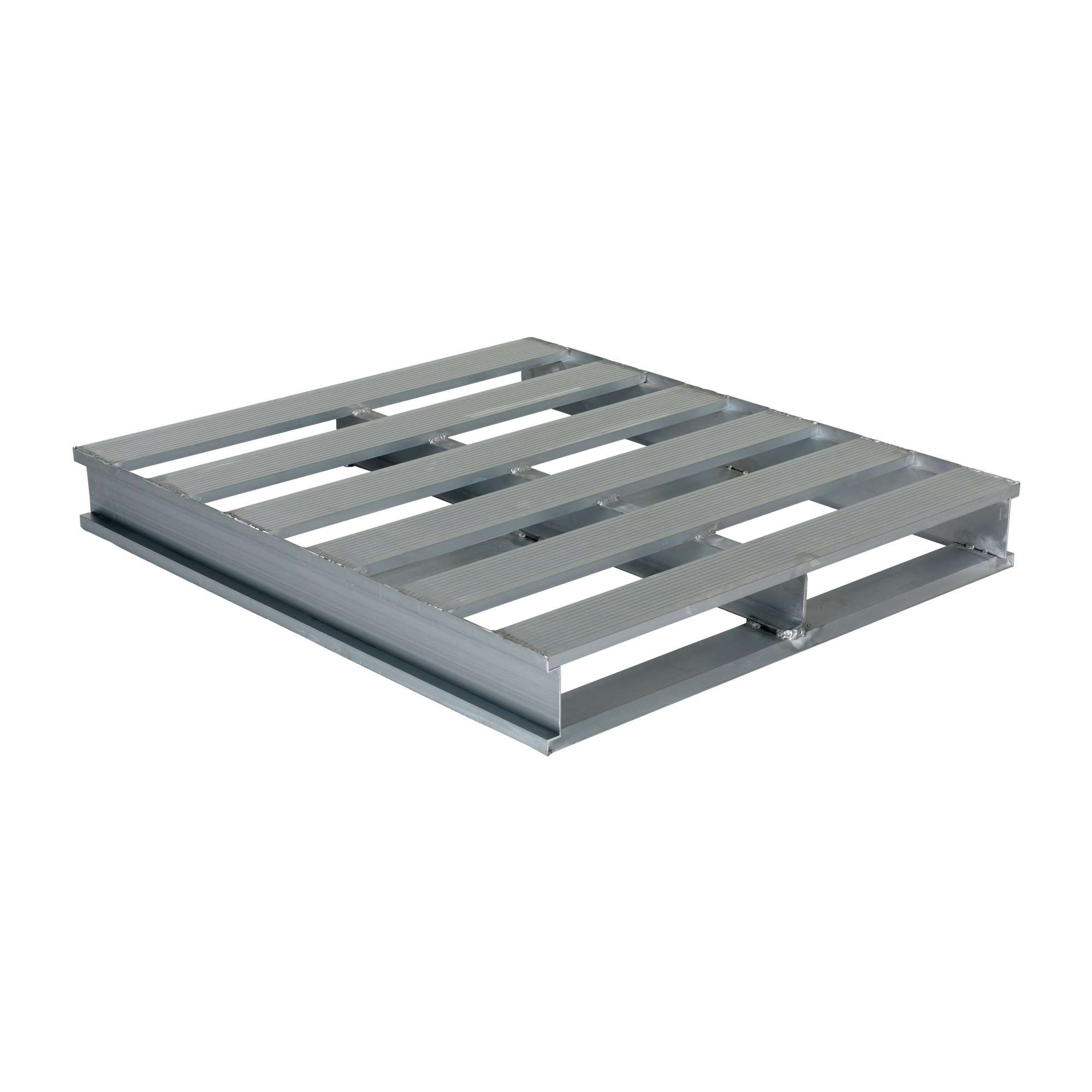 Vestil Aluminum Pallet - 48in. x 42.13in. x 6in., Non-Skid Surface, 6000 lb. Capacity, Model# AP-4248