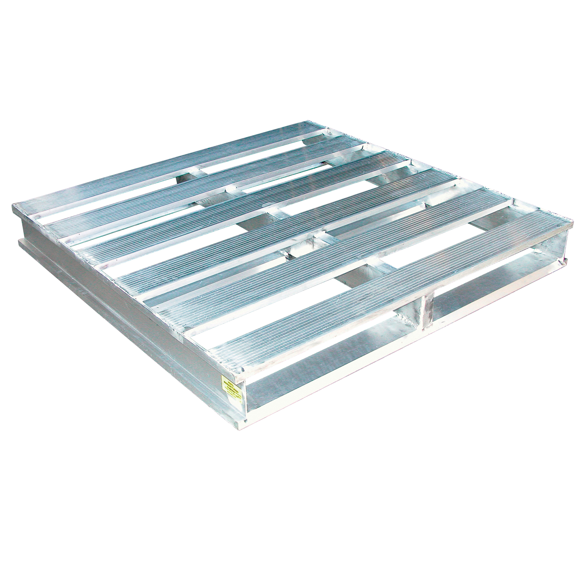 Vestil Aluminum Pallet - 48in. x 48.13in. x 6in., 6000 Lb. Capacity, Non-Skid Surface, Model# AP-4848