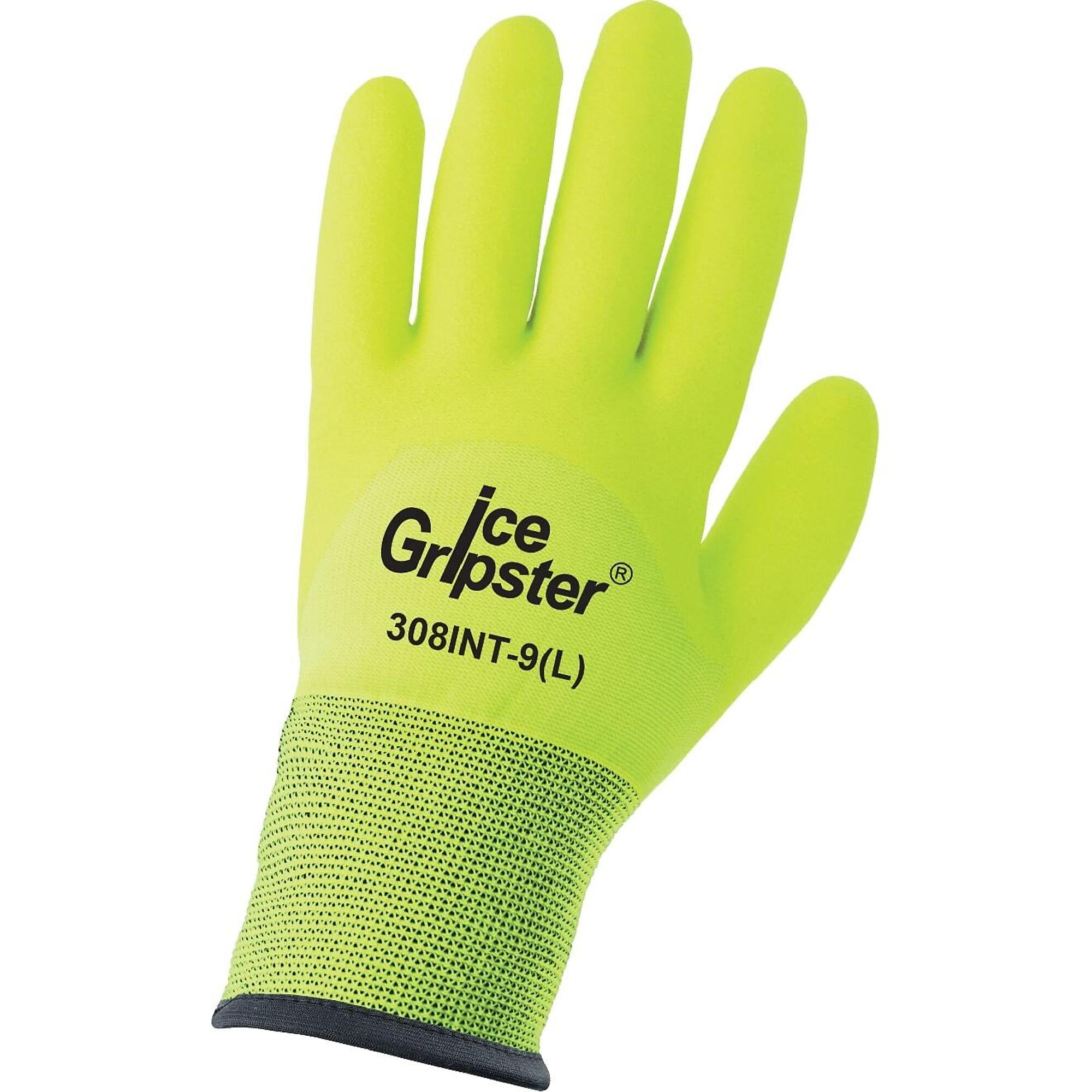 Global Glove Ice Gripster®, HV Insulated, Yel PVC Dip Cut Resist Gloves