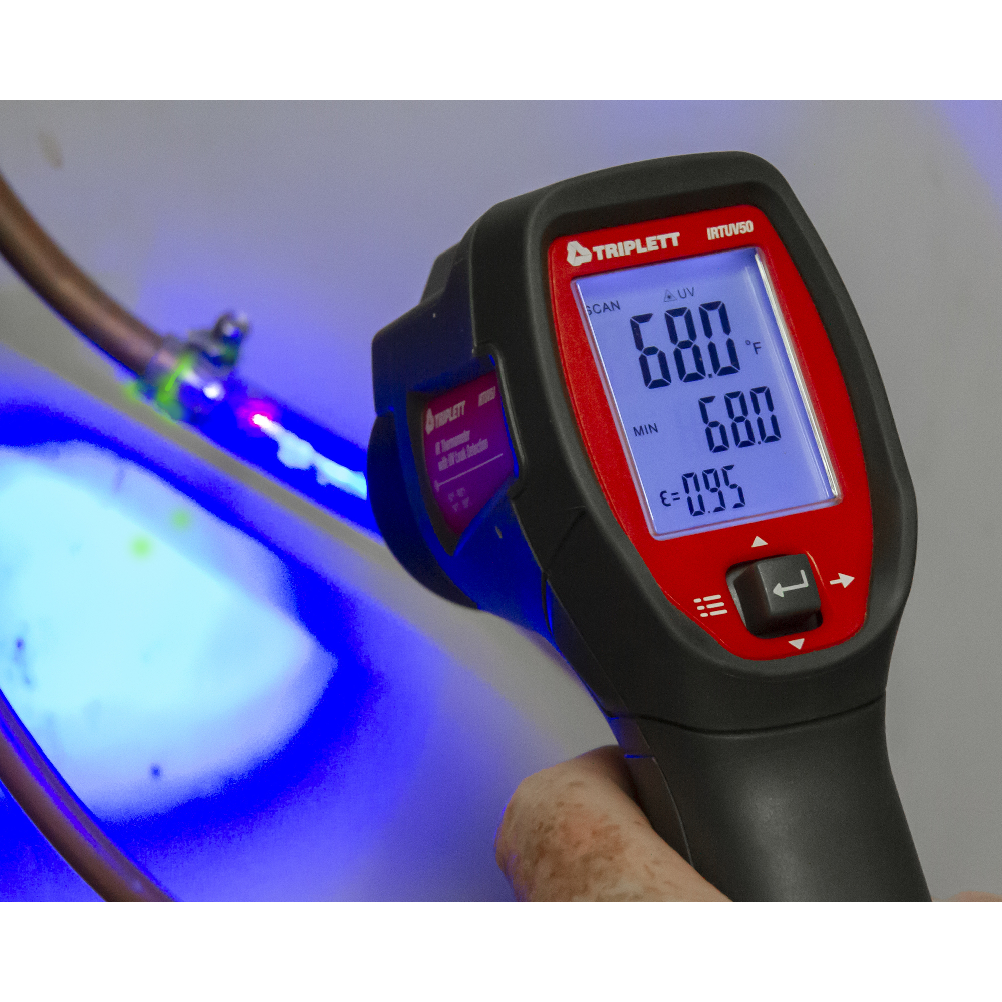 TRIPLETT:Triplett IR Thermometer with UV Leak Detection IRTUV50