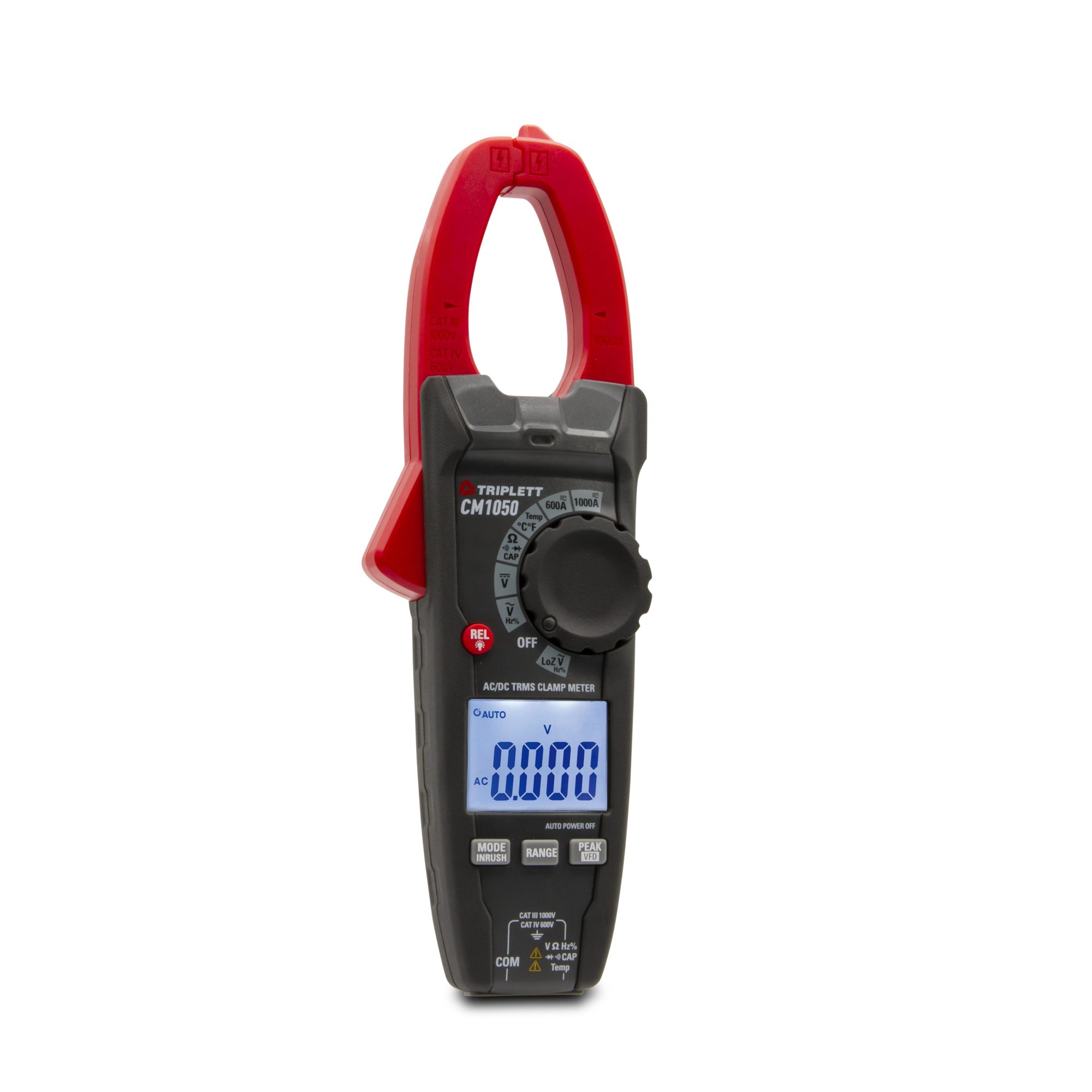 Triplett, 1000A AC/DC True RMS Clamp Meter, Model# CM1050