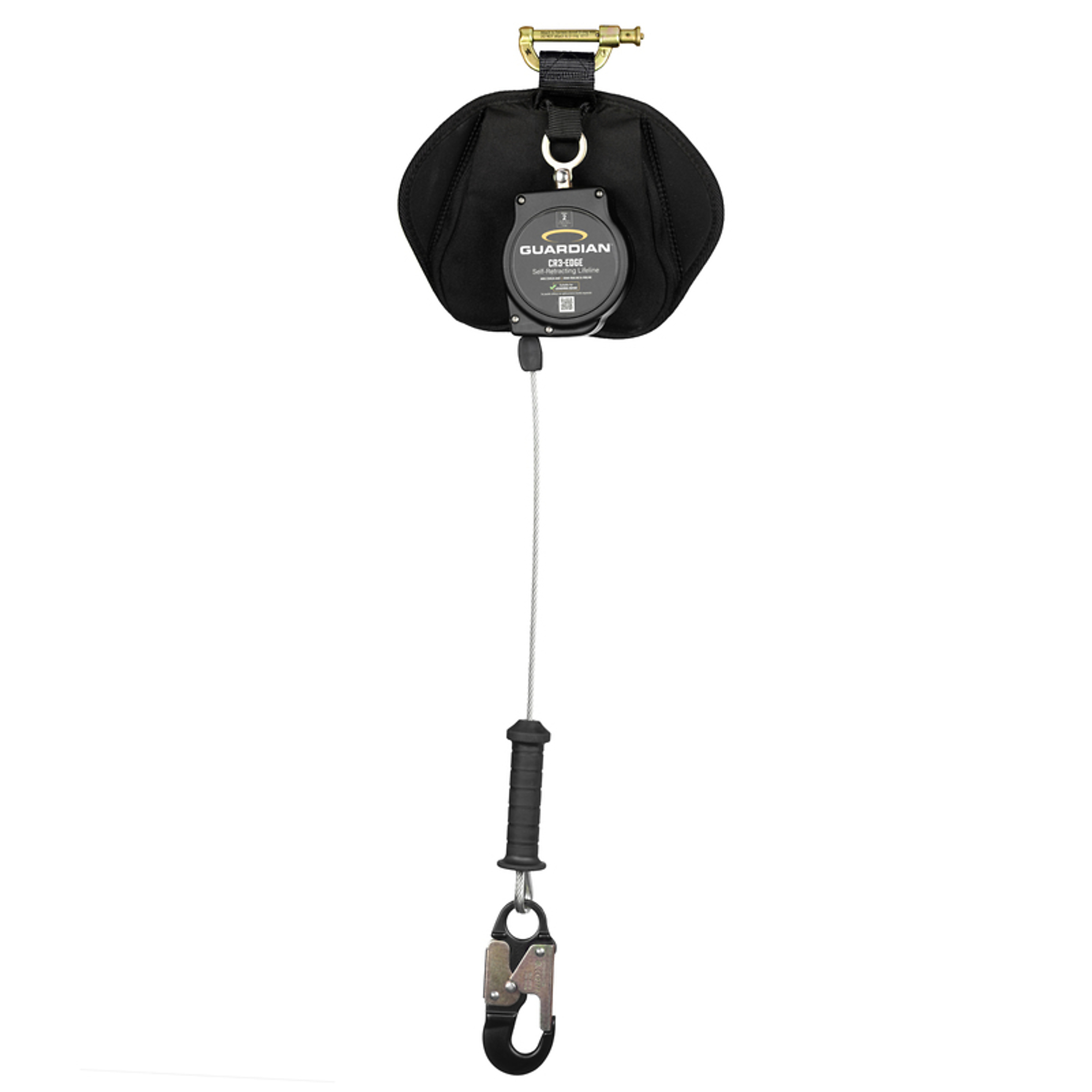 Guardian Fall Protection CR3-Edge Self-Retracting Lifeline — 8ft., Class 2, Shock Absorber, Model# 4200201