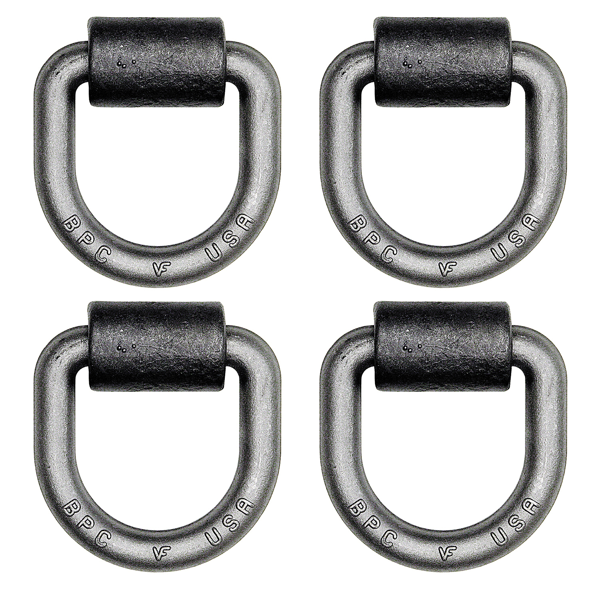 Buyers Products, D-RING, 3/4 DIA3in.X3in., Forged, w/Bracket, 4PK, Diameter 0.75 in, Working Load 9120 Model# B464