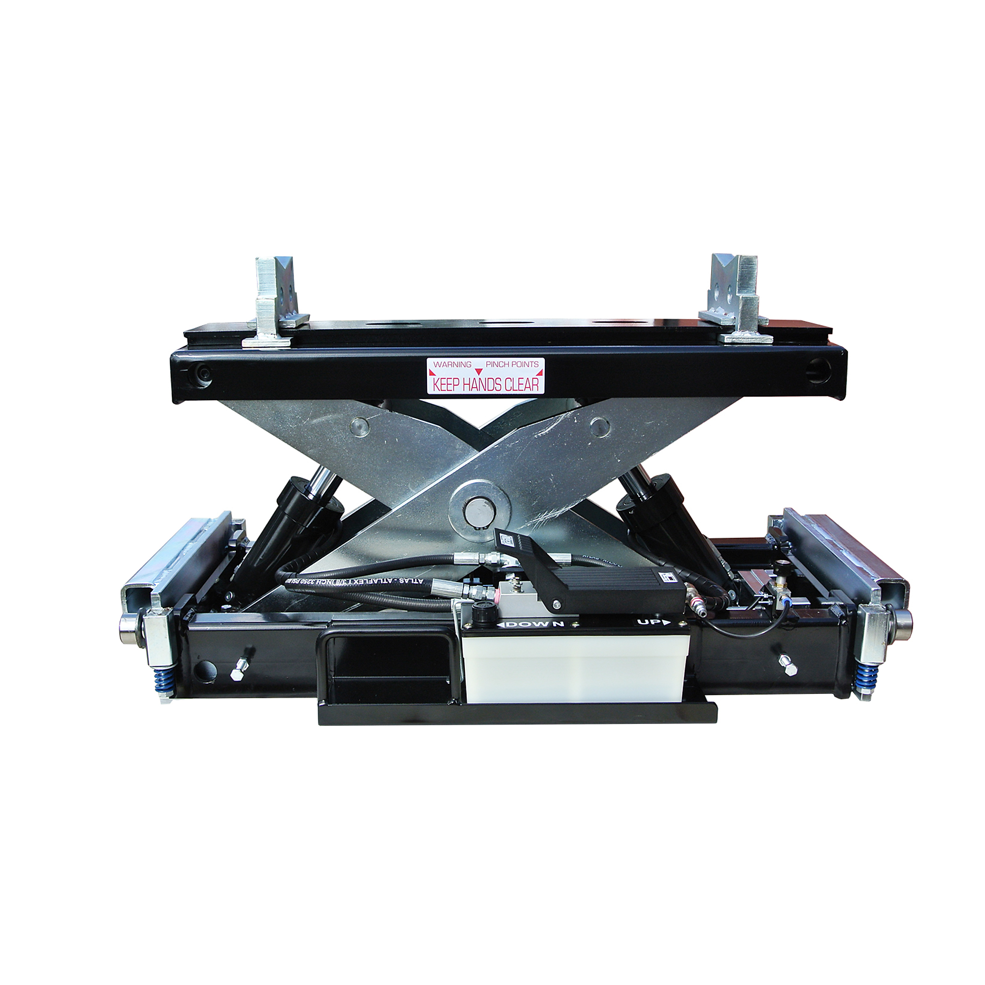 Scorpion Jacks Rolling Pit Jack - 15000 Lb. Capacity, 25in. Max Lift Height, 8.75in. Min Lift Height, Model# PJ15