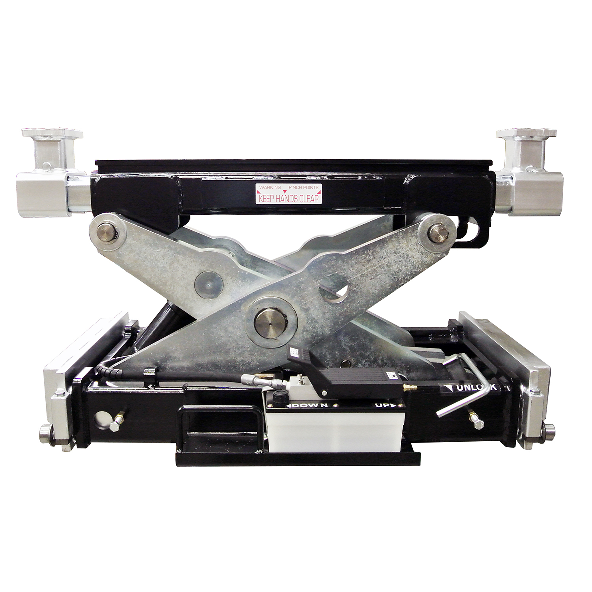 Scorpion Jacks Rolling Pit Jack - 35000-Lb. Capacity, 23in. Max Lift Height, 14in. Min Lift Height, High-Grade Steel, Model# PJ35S