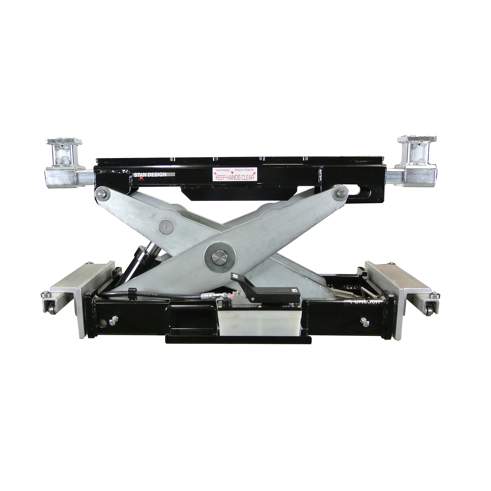 Stan Design Rolling Bridge Jack - 25000 Lb. Capacity, Heavy-Duty, High Gloss Powder Coat, Model# J25000H