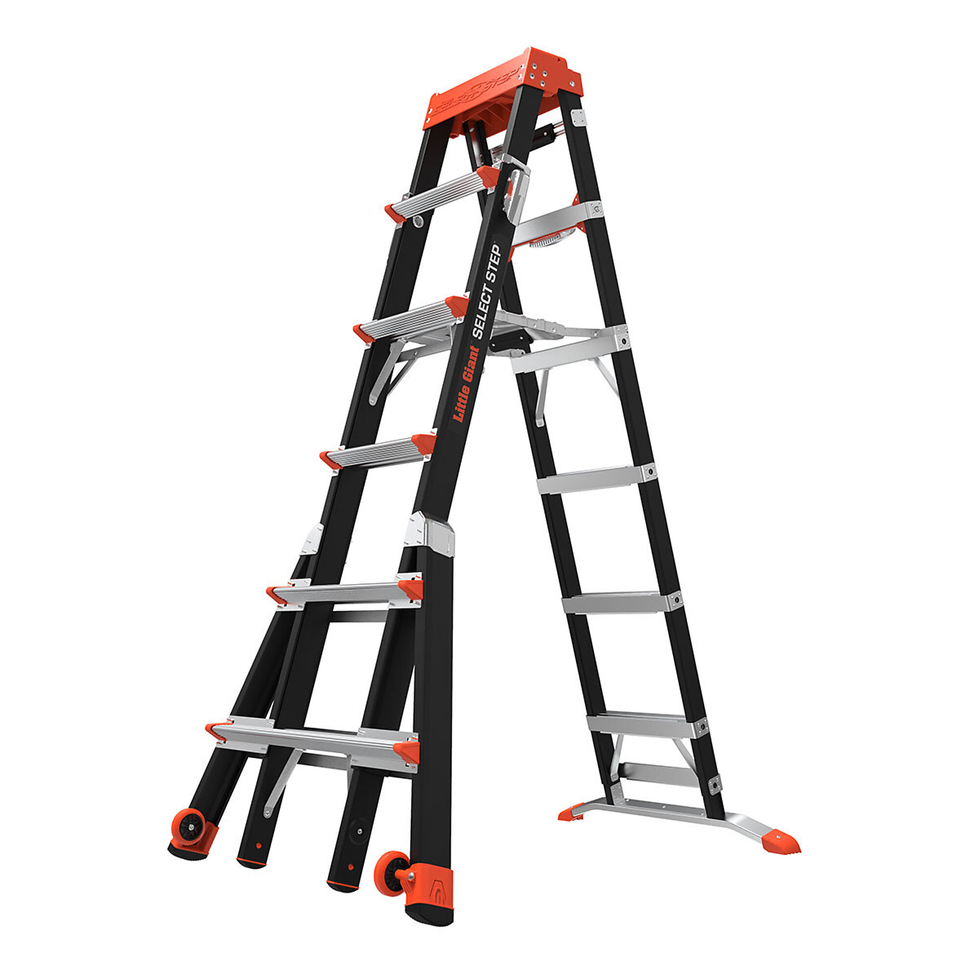 Little Giant Select Step Multi-Position Ladder - 6ft.-10ft., Fiberglass, 375-Lb. Capacity, Type IAA, Model# 15131-001