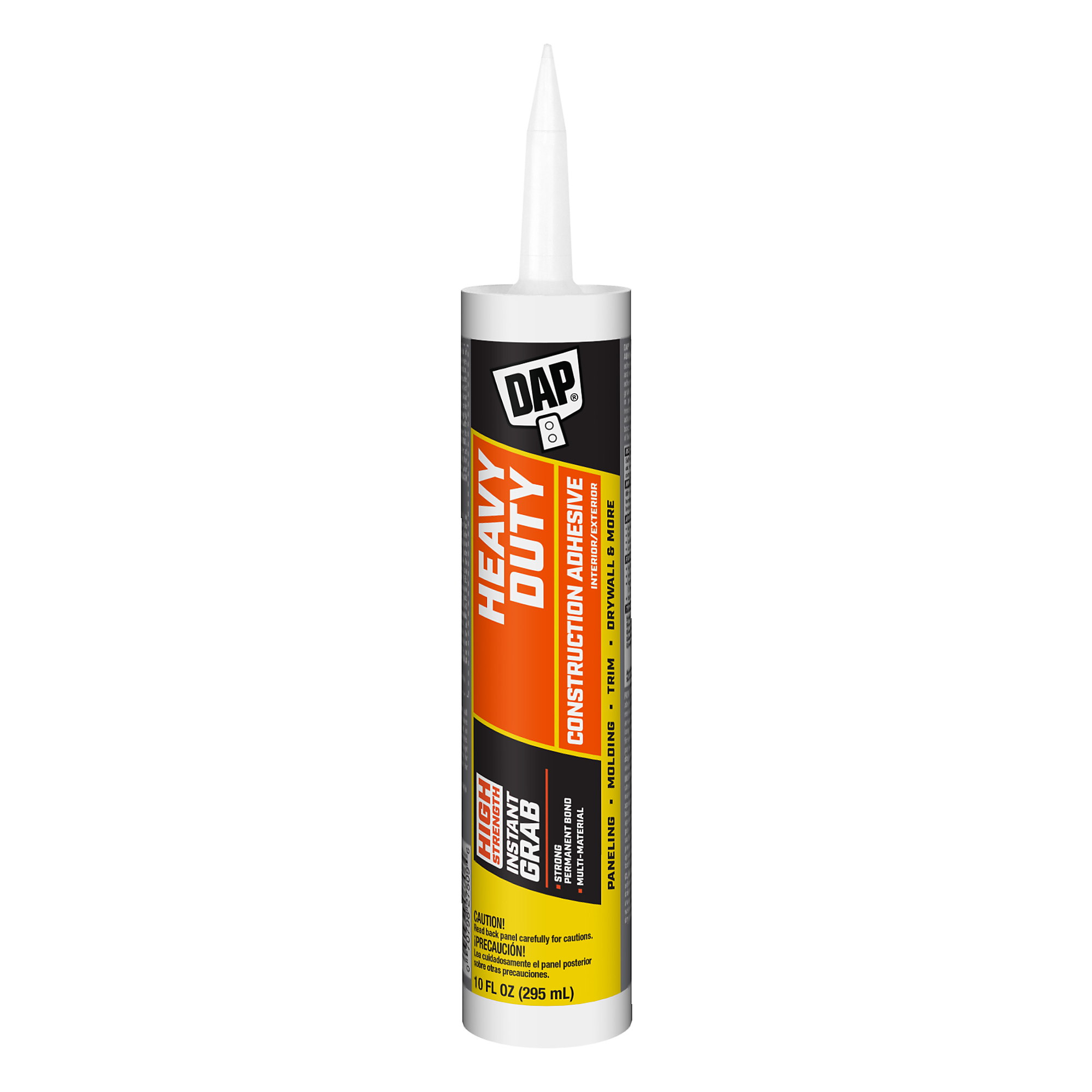 DAP, HEAVY DUTY Construction Adhesive White 10oz, Model# 7079827509