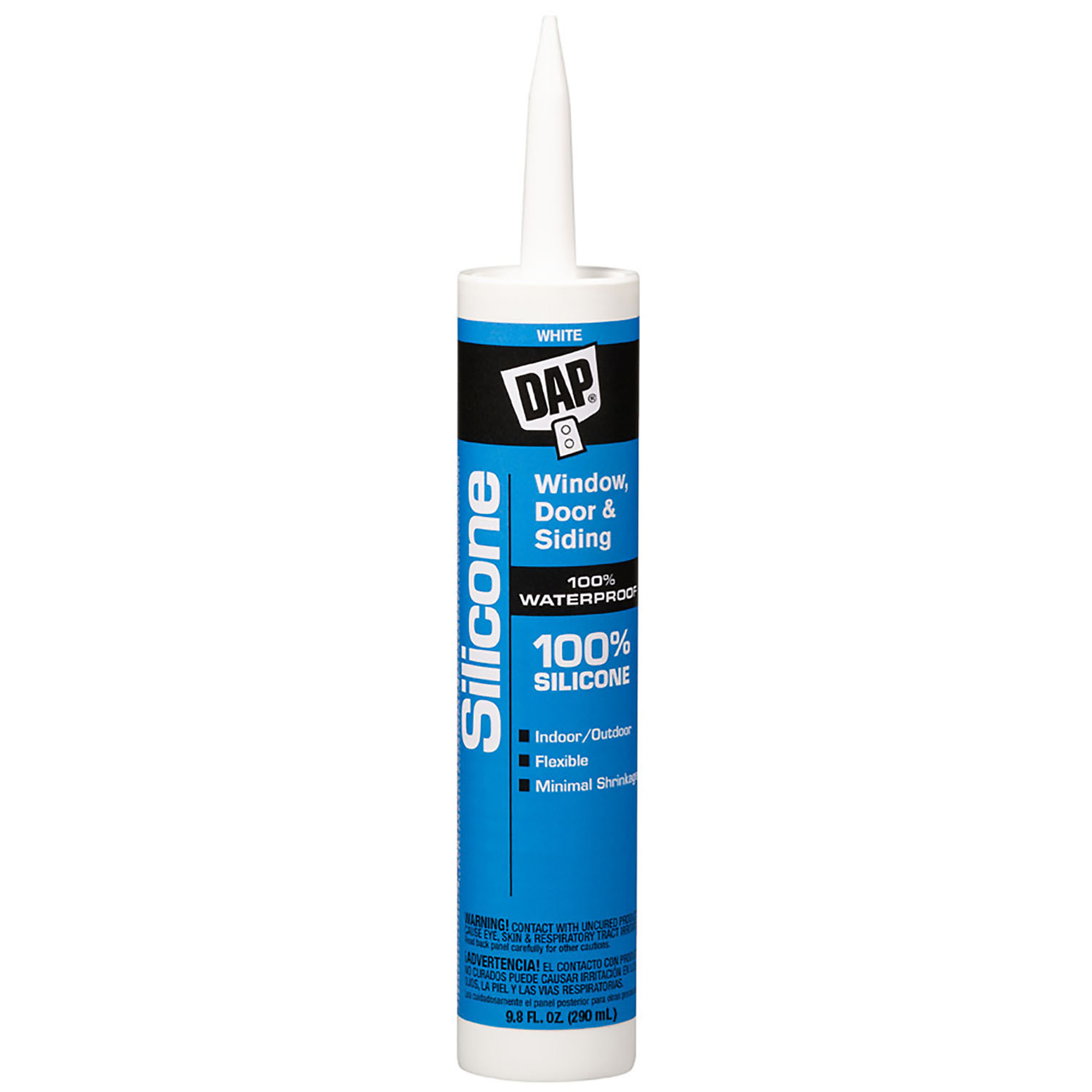 DAP, 100% Silicone All Purpose WDS Sealant-Cwhite, Model# 7079808646