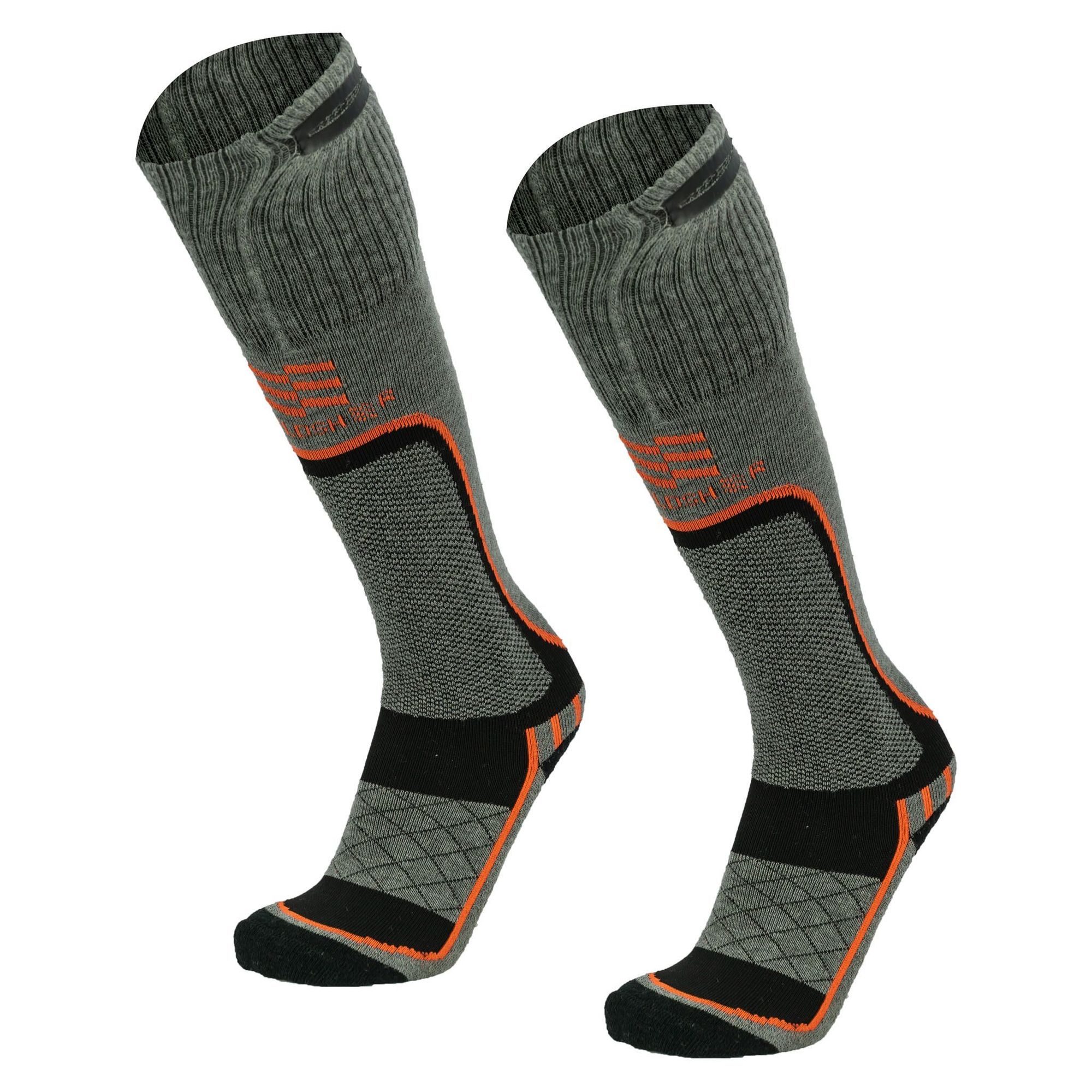 Fieldsheer, Premium Merino Heated Socks | Men's | BLK | LG, Size L, Pairs (qty.) 1 Color Black, Model# MWMS07010421