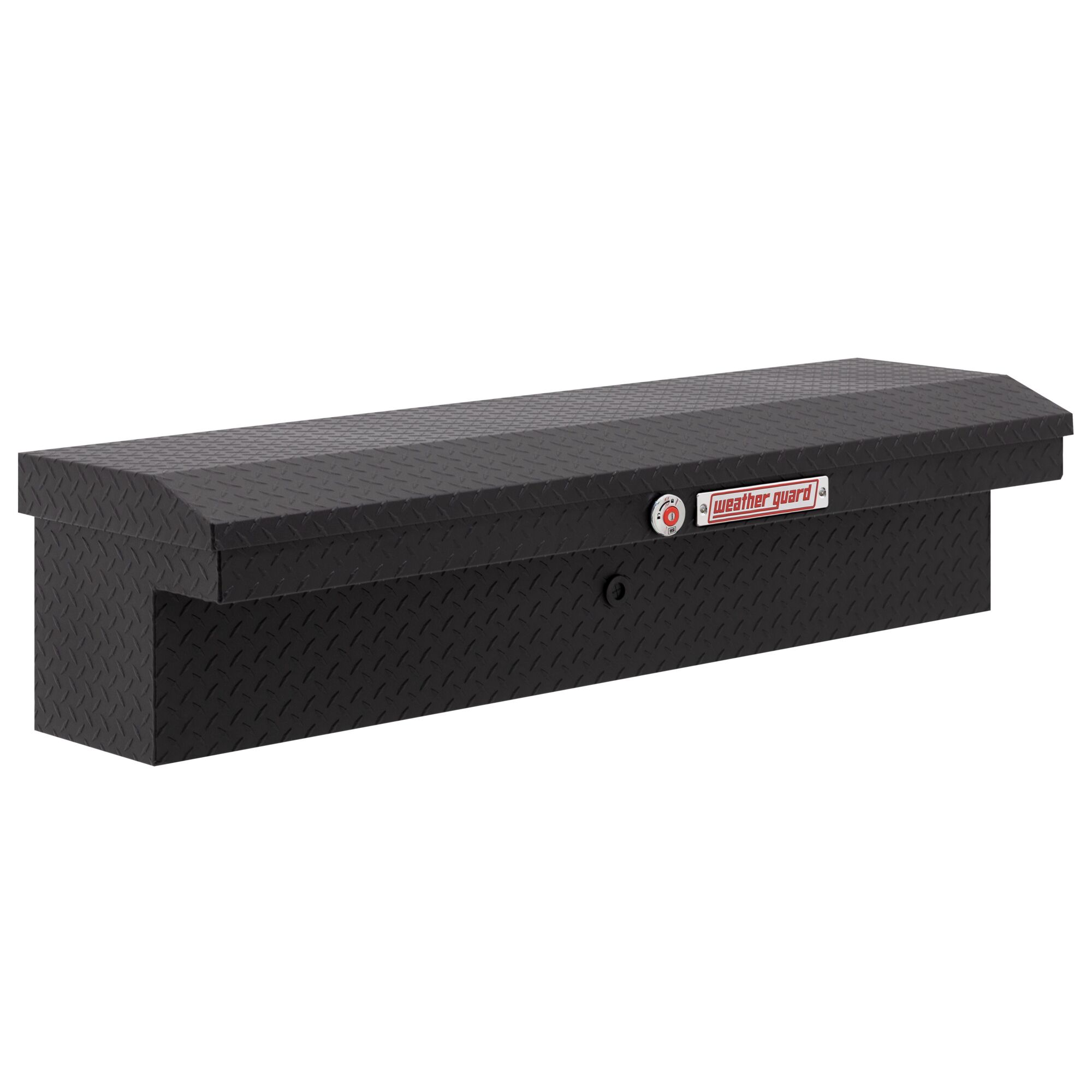 Weather Guard, 56in. L Low Profile, Lo-Side Box, Width 56 in, Material Aluminum, Color Finish Textured Matte Black, Model# 178-52-04