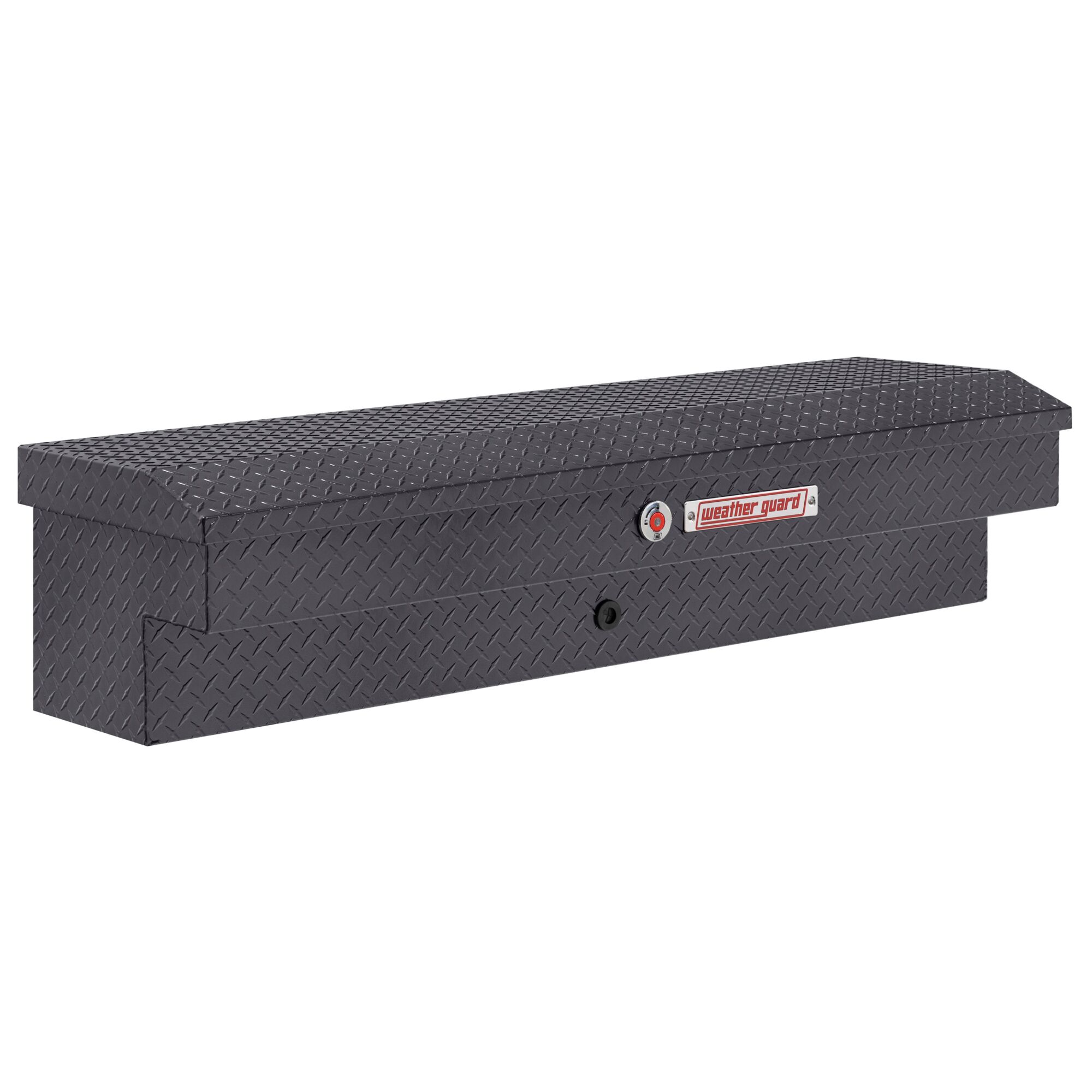 Weather Guard, 56in. L Lo-Side Box, Width 56 in, Material Aluminum, Color Finish Gray, Model# 174-6-04
