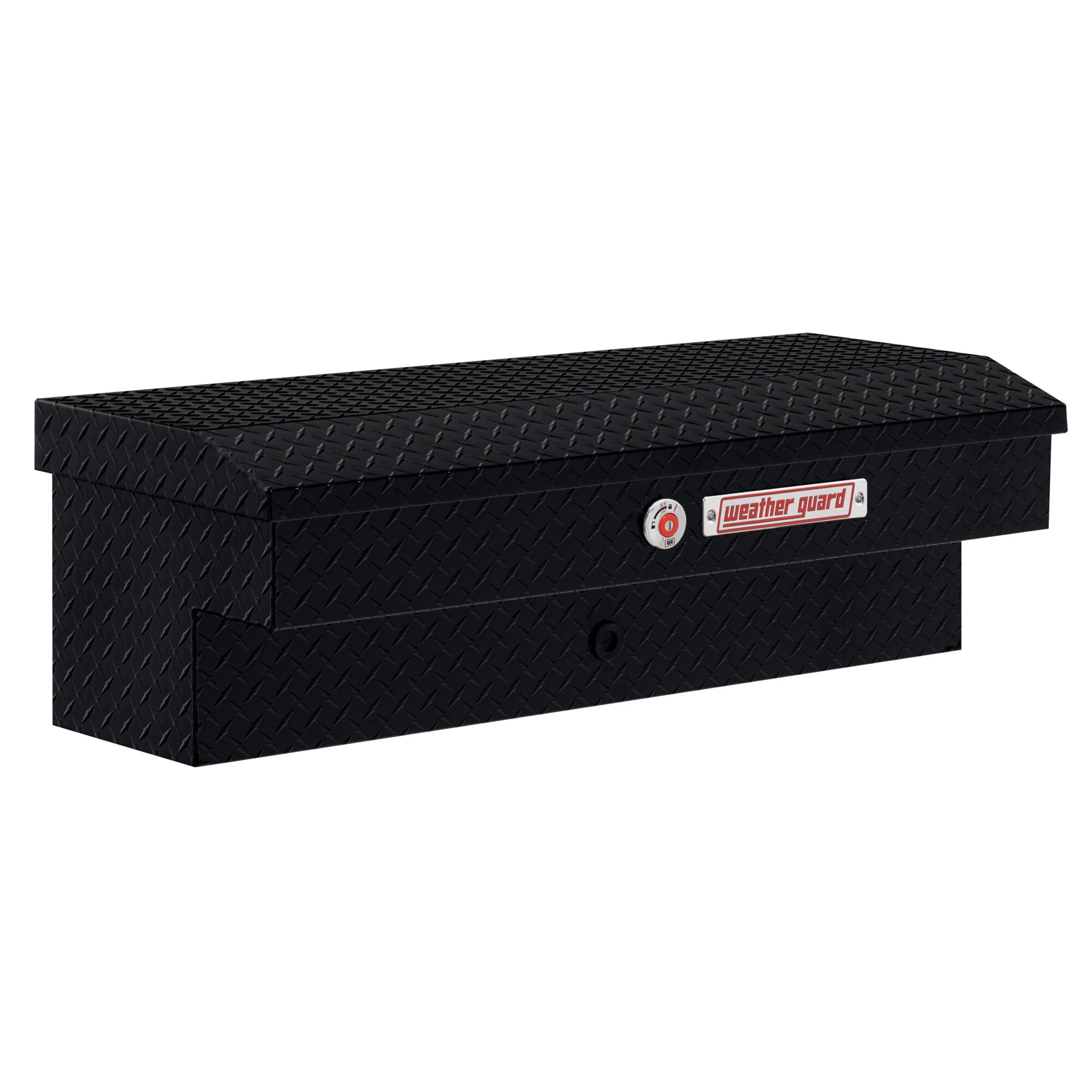 Weather Guard, 41in. L Lo-Side Box, Width 41 in, Material Aluminum, Color Finish Gloss Black, Model# 184-5-04