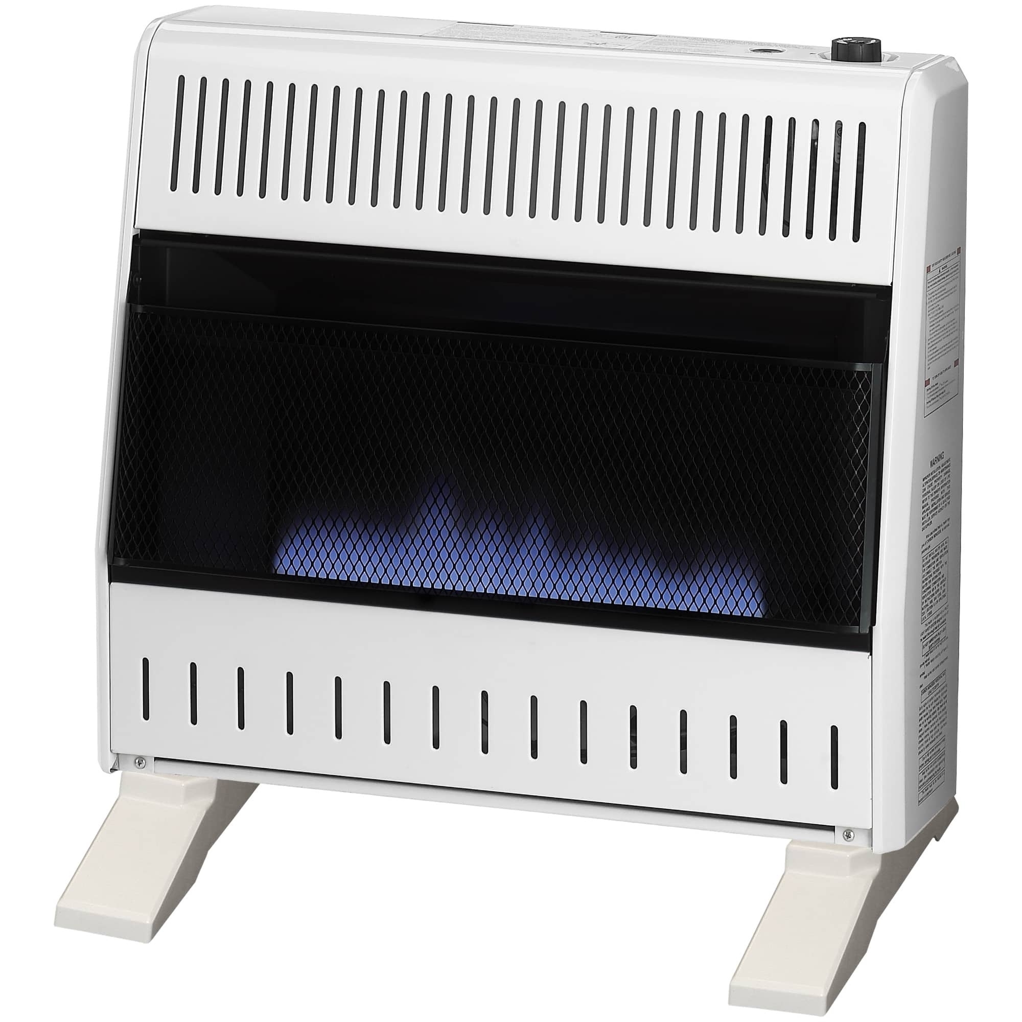 Bluegrass Living, NG Gas Blue Flame Heater - 30000 BTU, T-Stat -M, Heat Output 30000 Btu/hour, Heating Capability 1500 ft², Model# MN300TBA-B