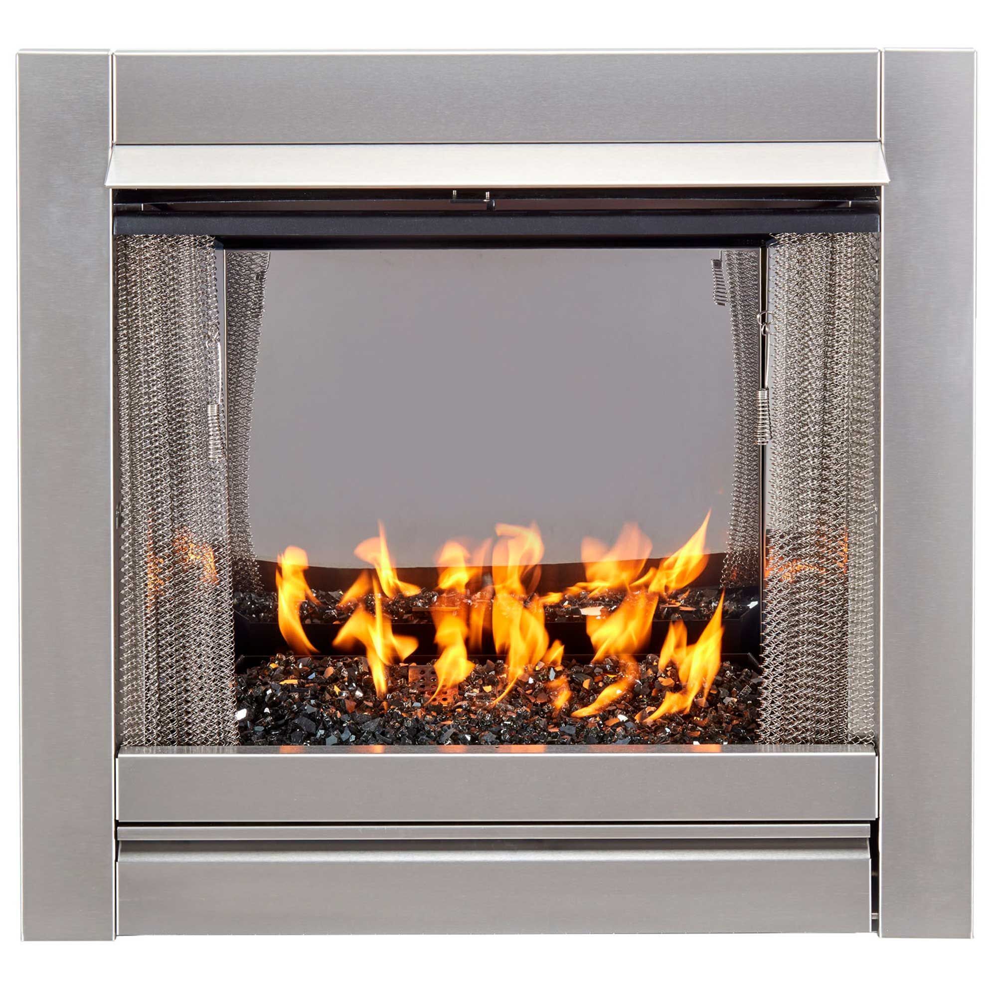 Bluegrass Living, DF450SS-G-RBLK Vent Free Stainless Outdoor Gas Fi, Model# DF450SS-G-RBLK