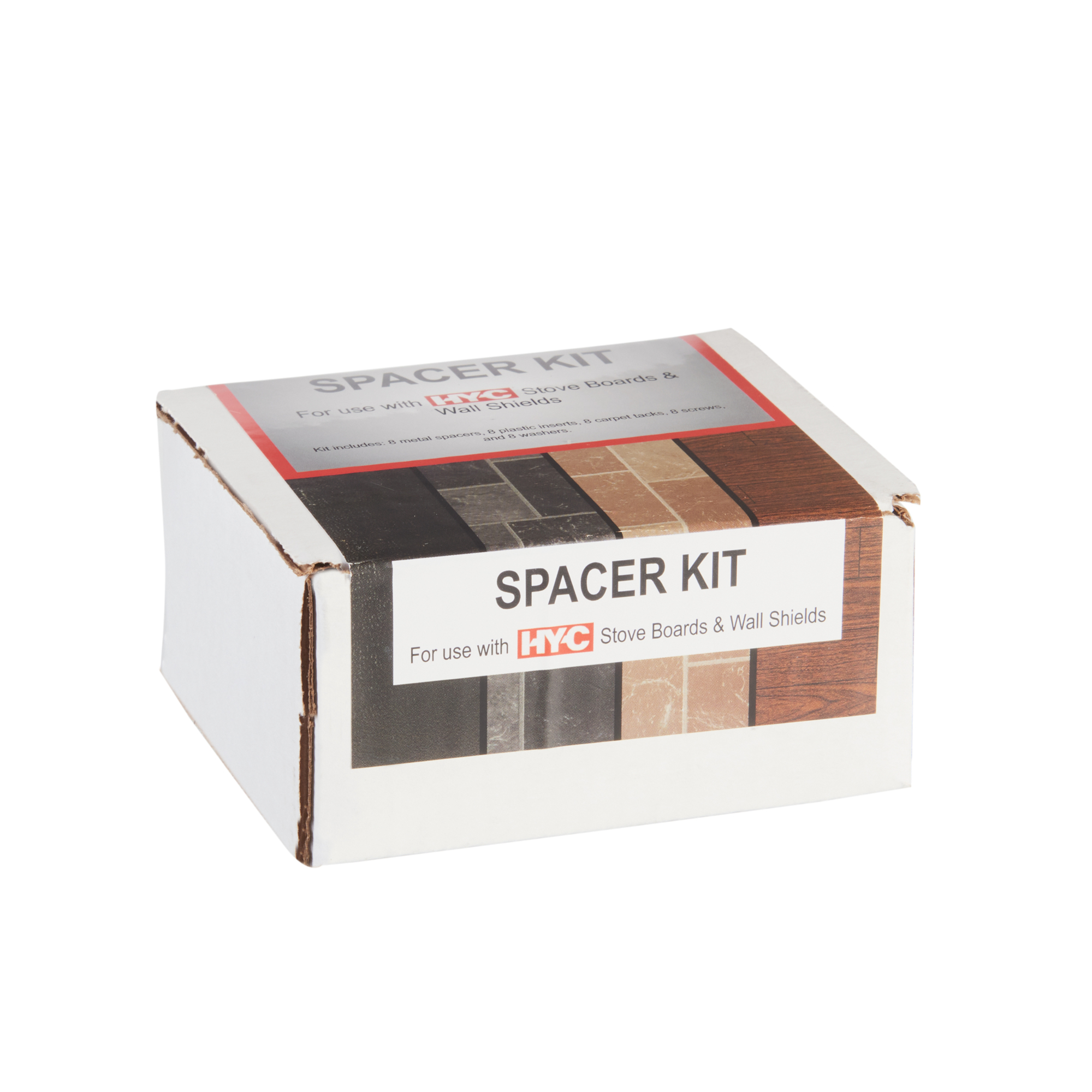 Shelter, Stove Board Wall Spacer Kit, Color Other, Material Steel