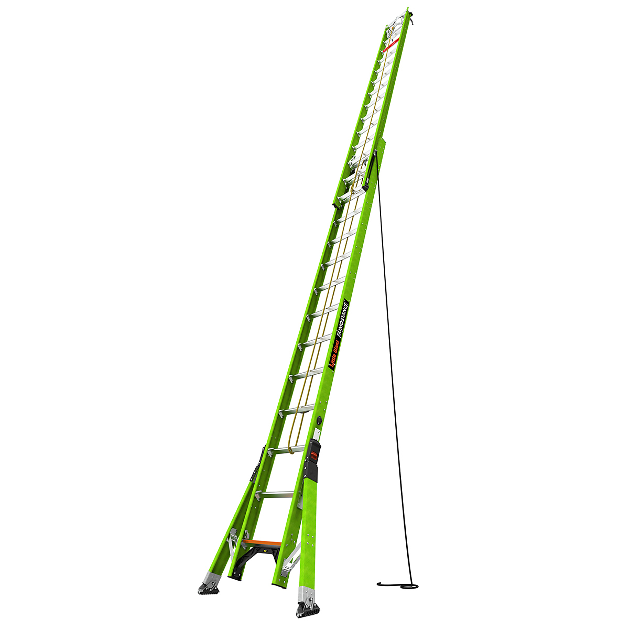 Little Giant Ladder, SUMOSTANCE 28ft. Ext. Ladder Cable Hooks CLAW